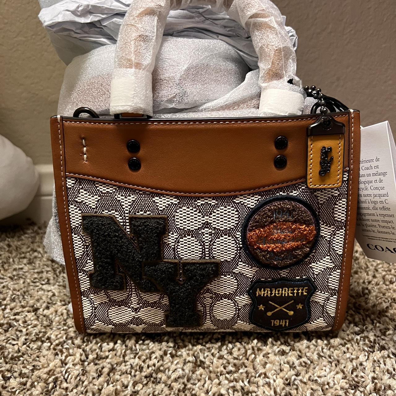 Coach Rogue 20 W/ Varsity Patches NWT Depop