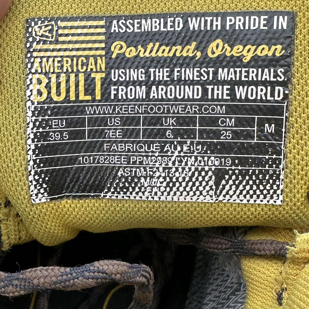 Keen Made In USA Hiking Utility Waterproof Work... Depop