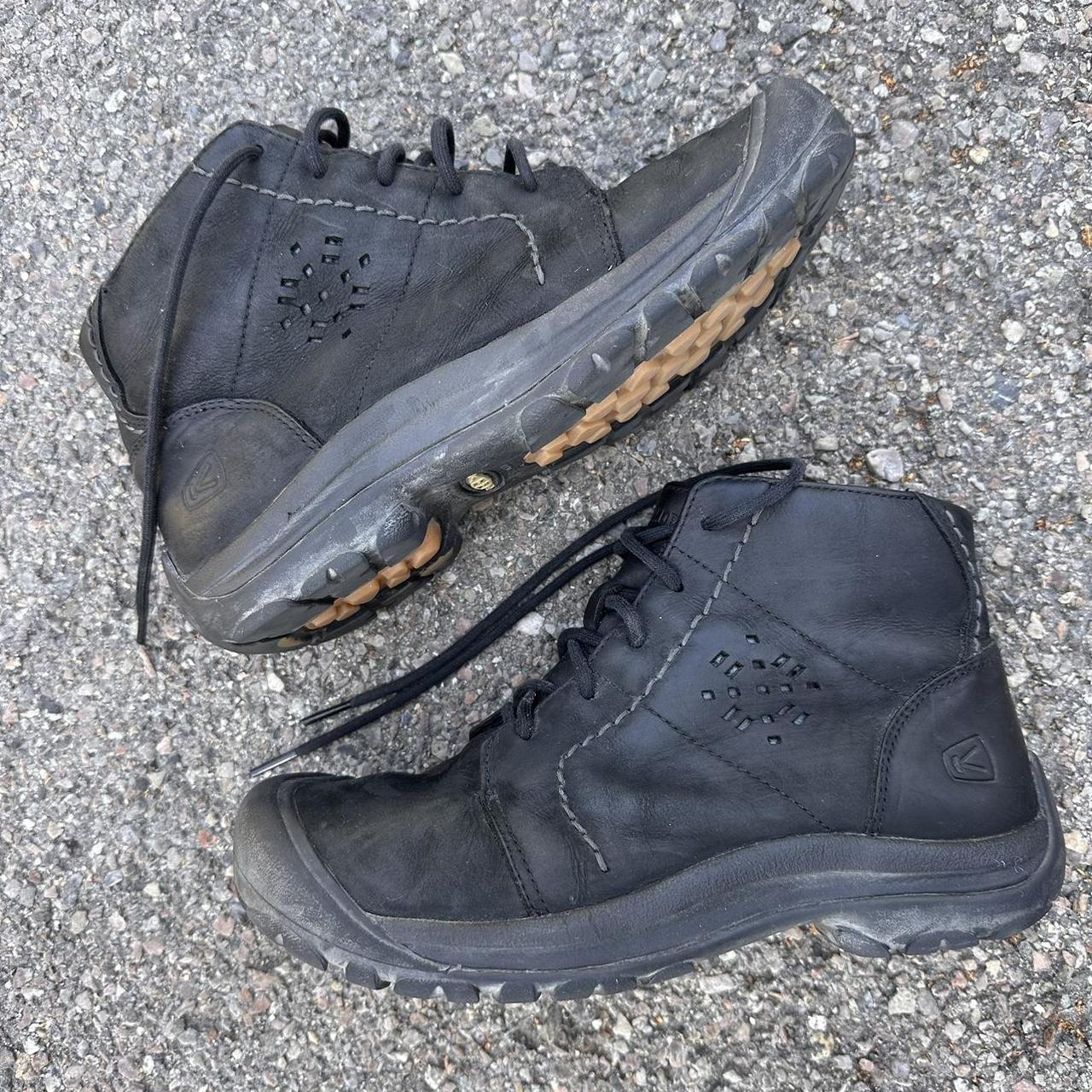 keen tall leather boots