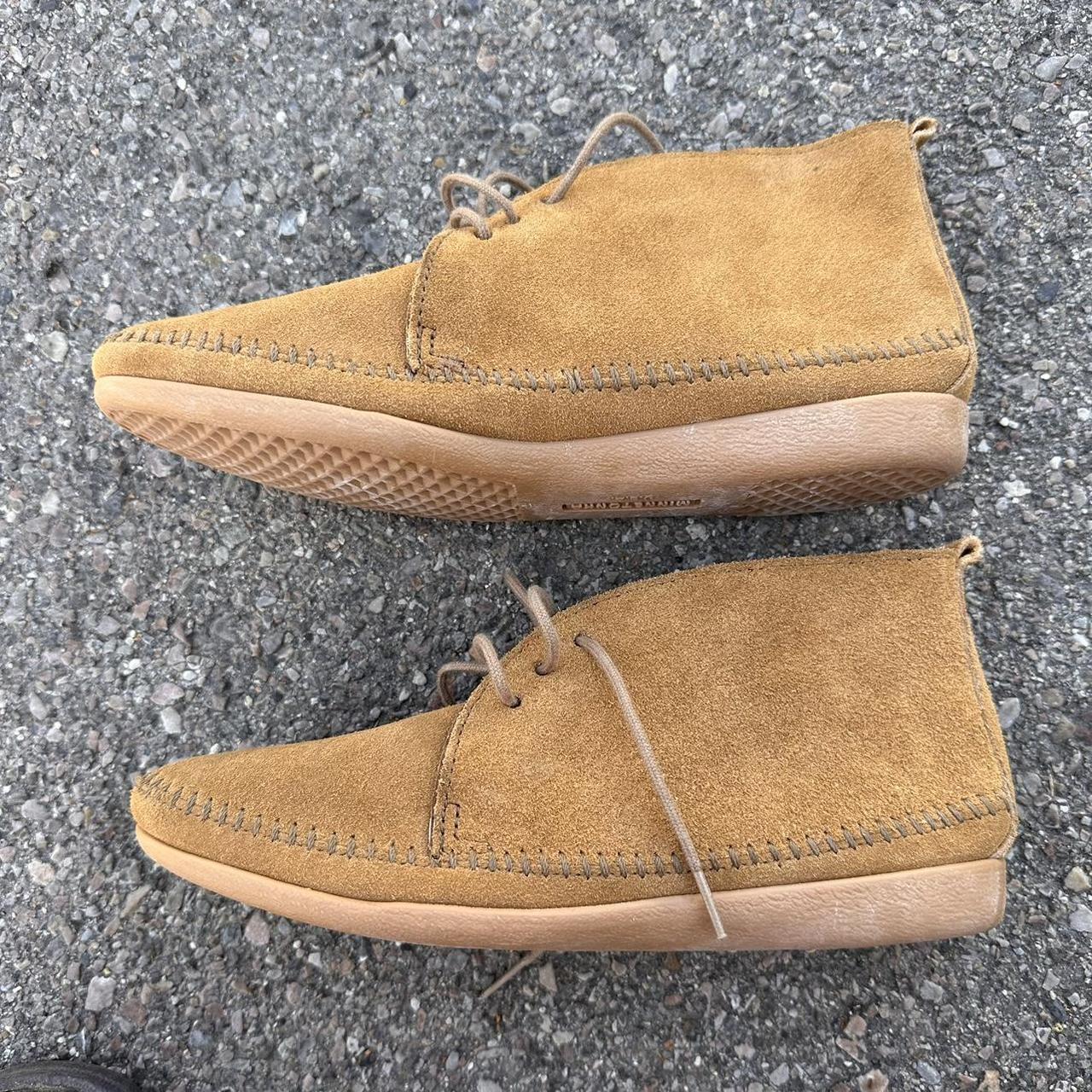 Leather Moccasins Made in USA Women’s... Depop