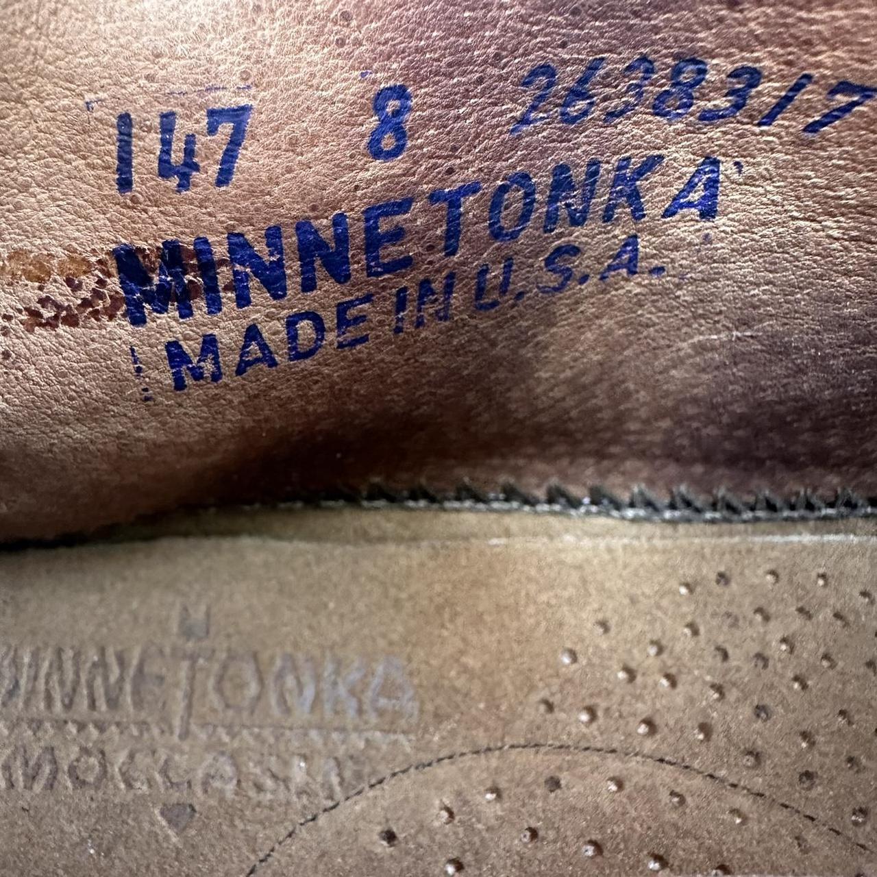 Leather Moccasins Made in USA Women’s... Depop