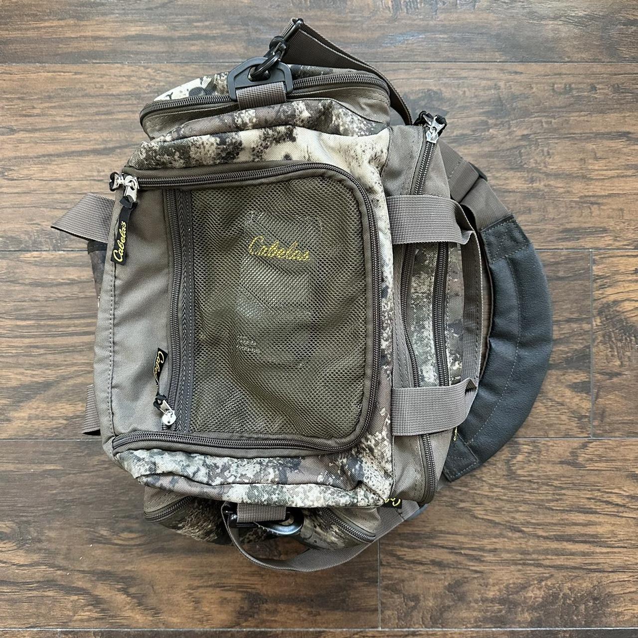 Cabela’s Camo Mini Duffle Bag Light brown with Camo... Depop