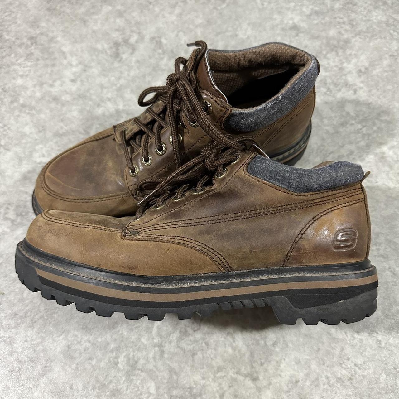 Skechers Men's Ankle Boots Brown/Black US – Vintage Skechers