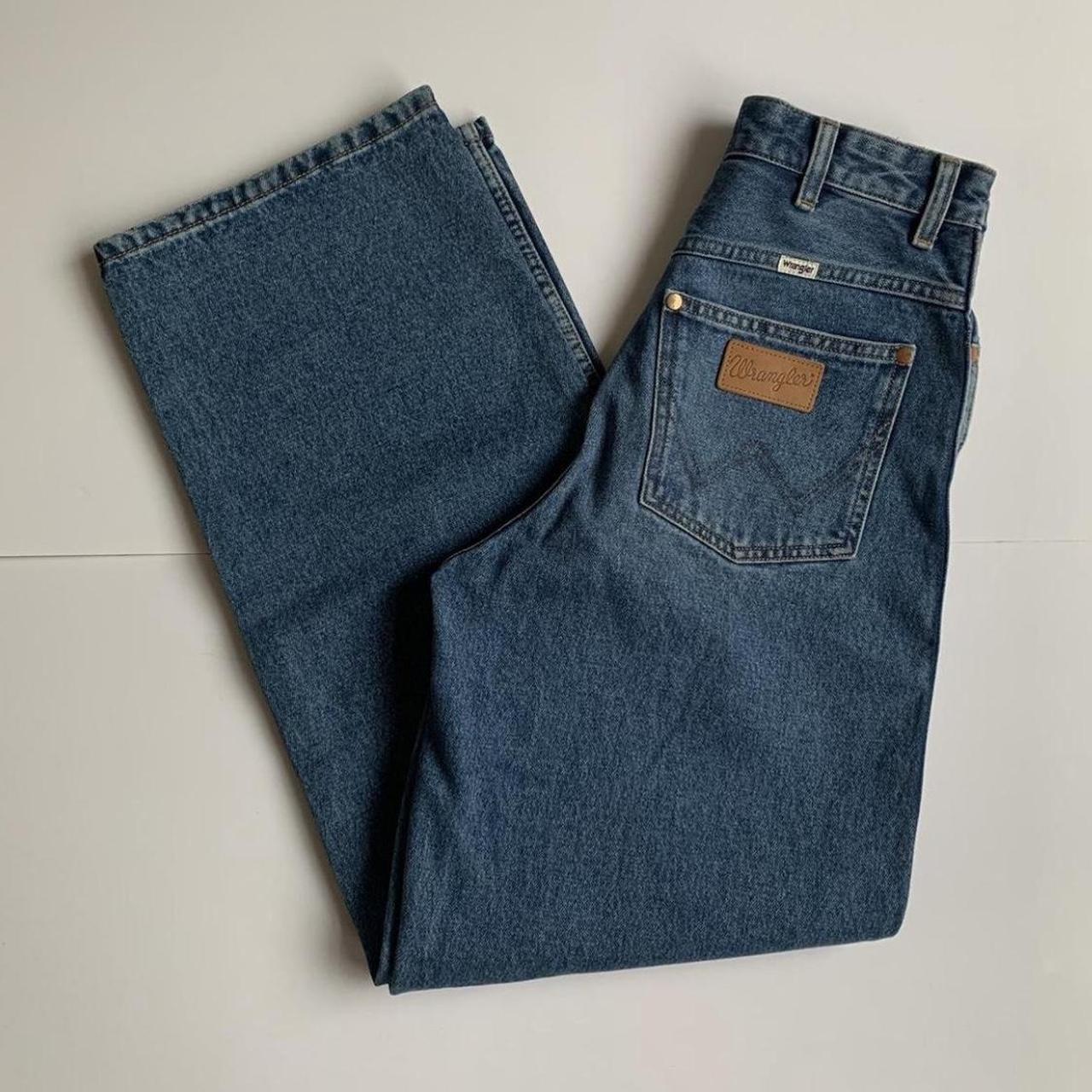 Vintage Wrangler high waisted barrel leg jeans Super... - Depop