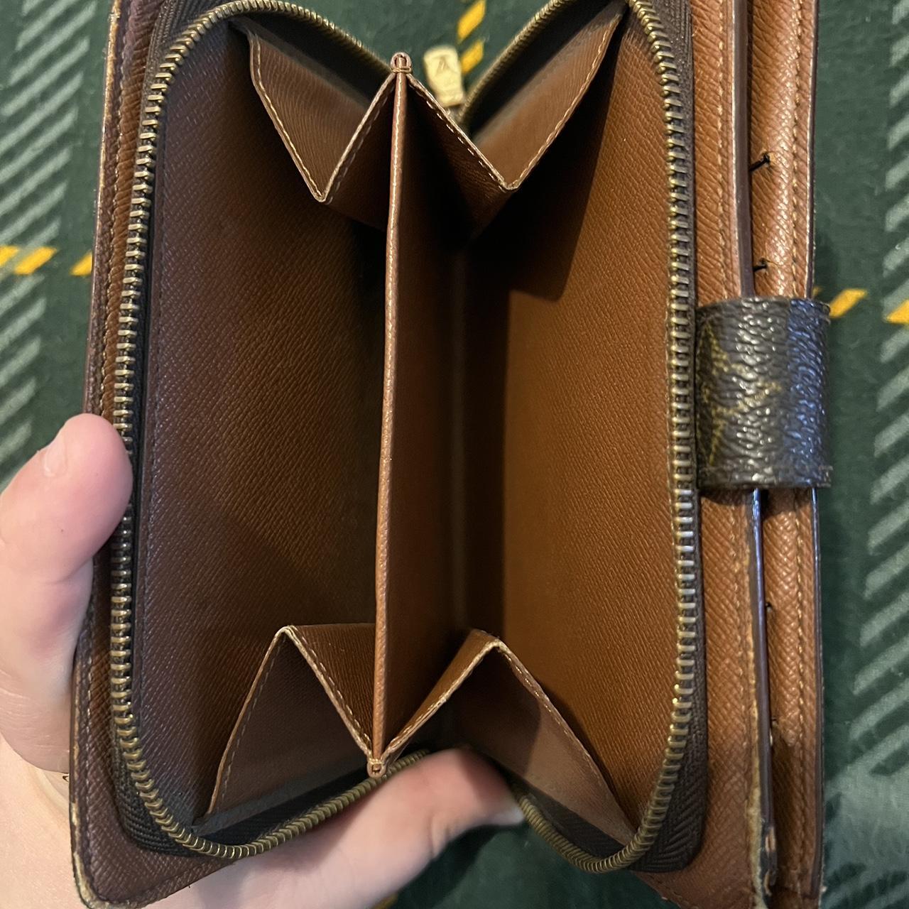 1995 Louis Vuitton Monogram Porte Papier Zip Bifold - Depop