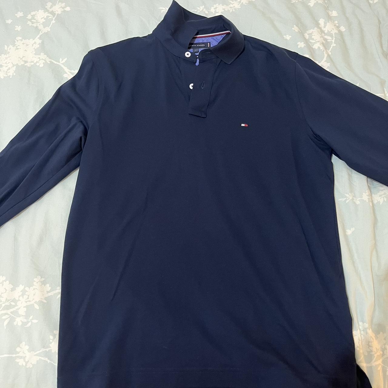 Tommy Hilfiger Men's Navy Polo-shirts | Depop