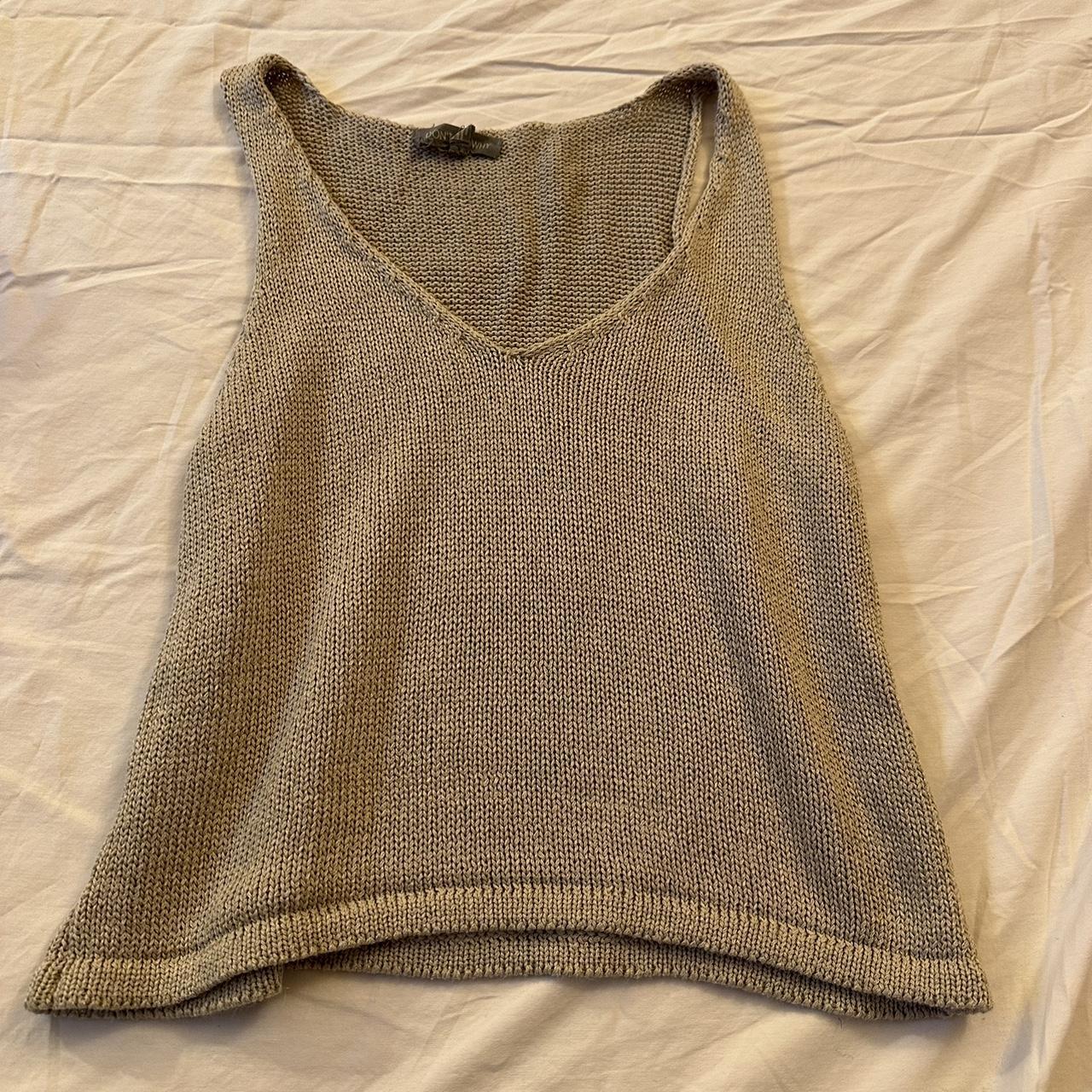 TOPSHOP Metallic Tank Top