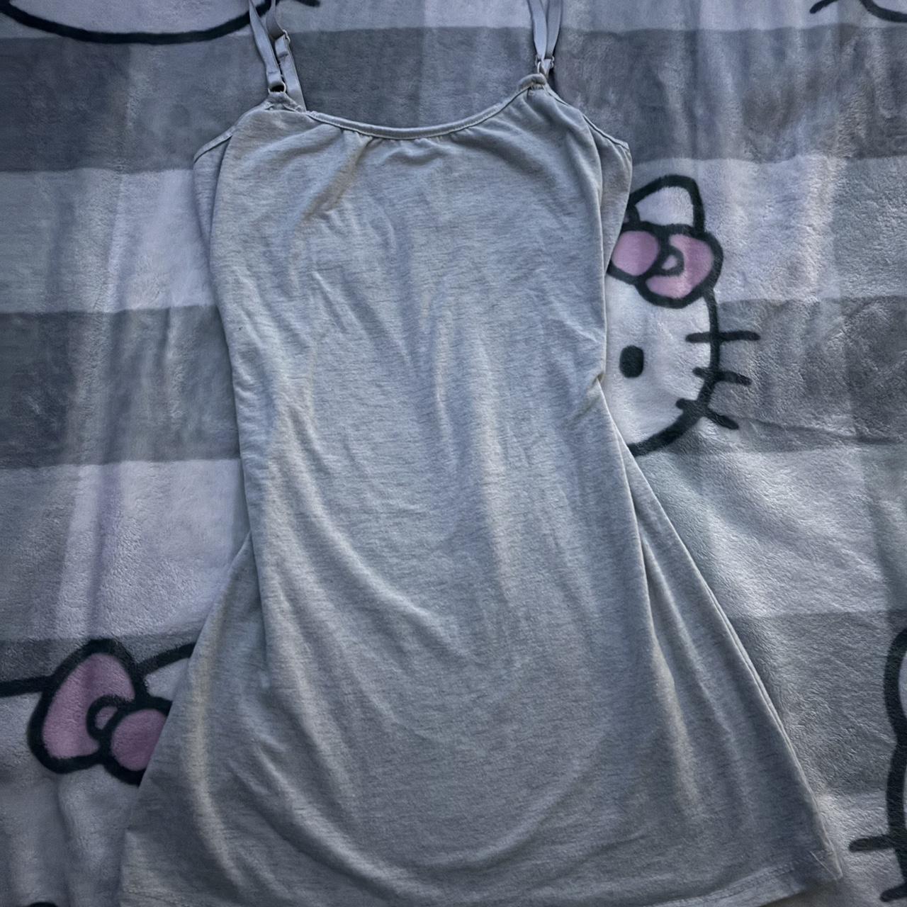 white cami 🤍🎀 no noticeable flaws size medium but... - Depop