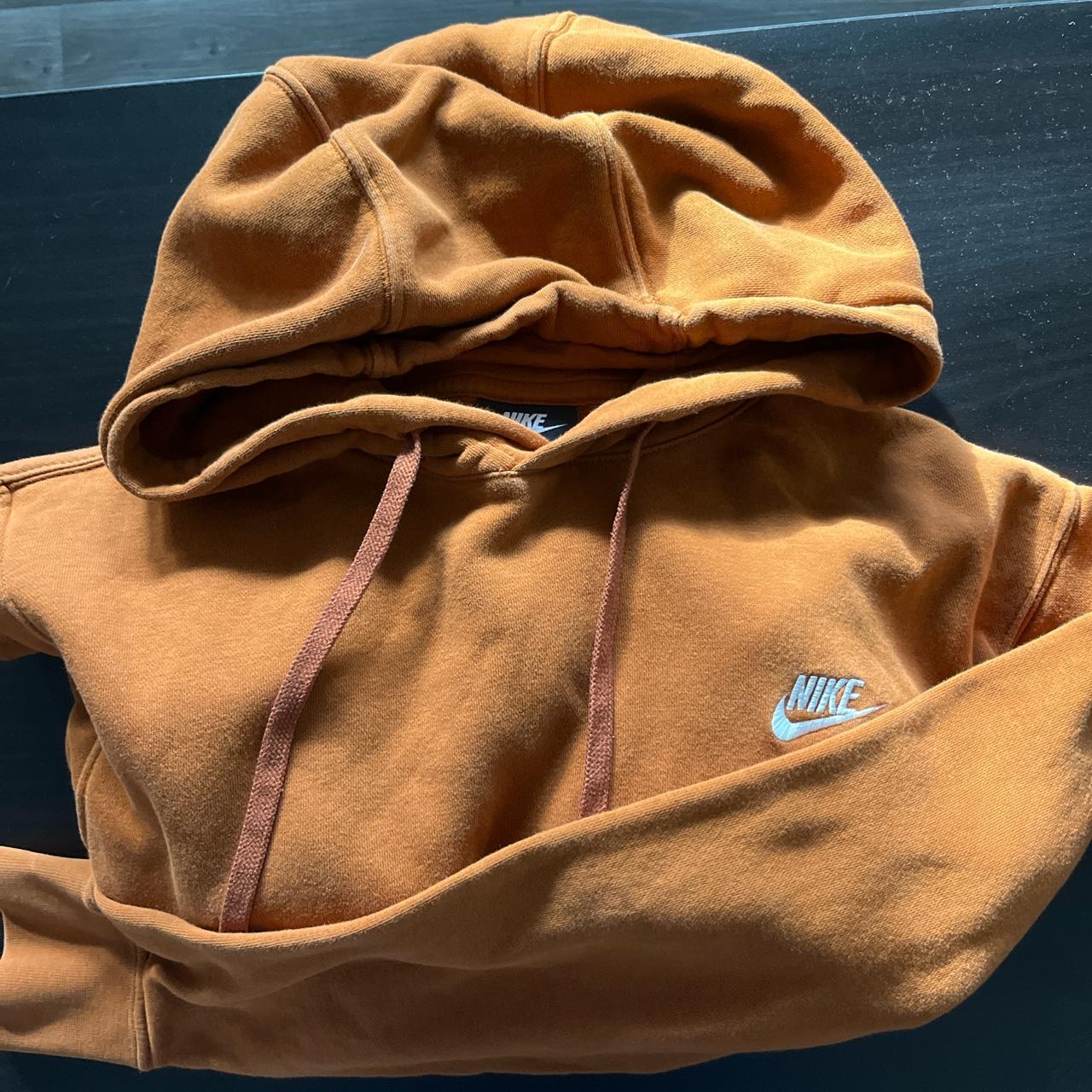 nike burnt orange hoodie