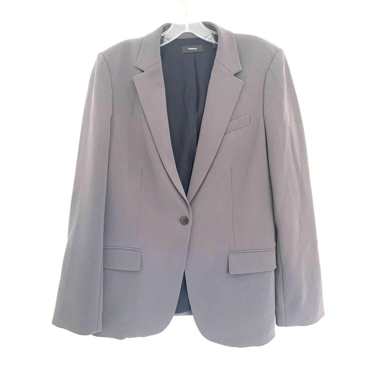 Theory hot sale grey blazer