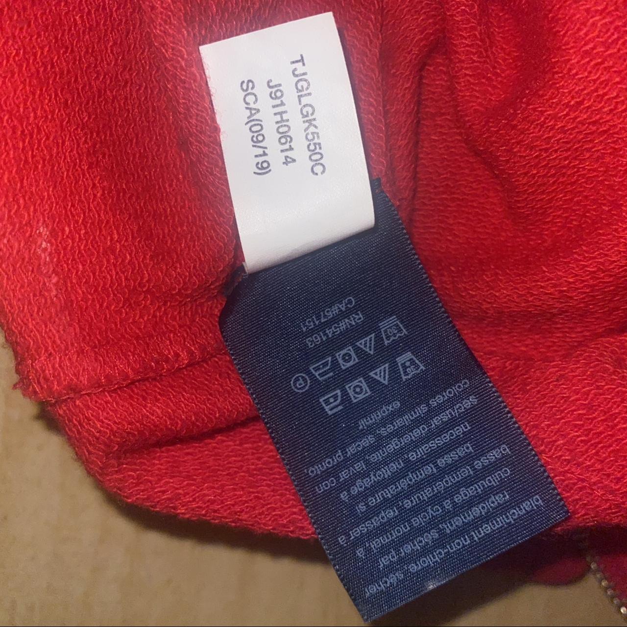 Tommy Hilfiger Women's Red Hoodie | Depop