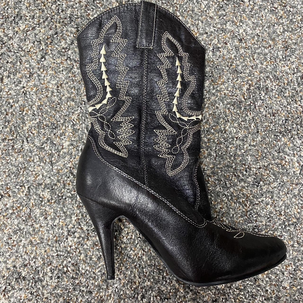 stiletto cowboy boots
