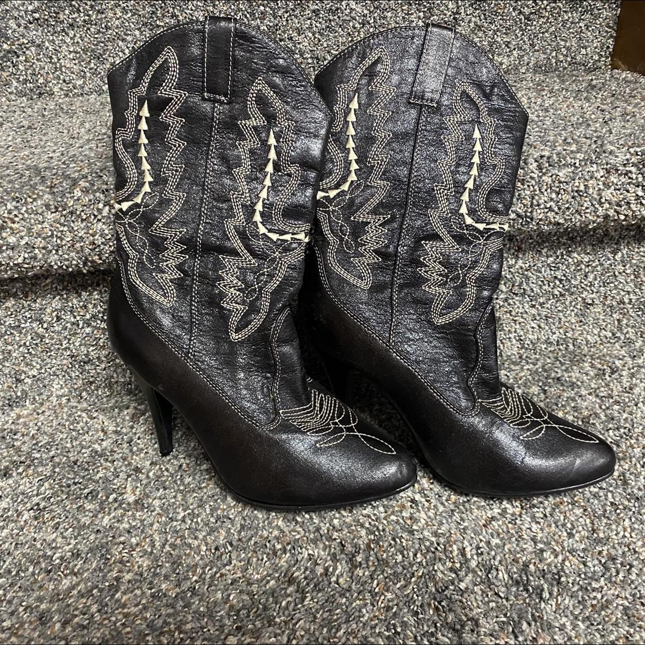 stiletto cowboy boots