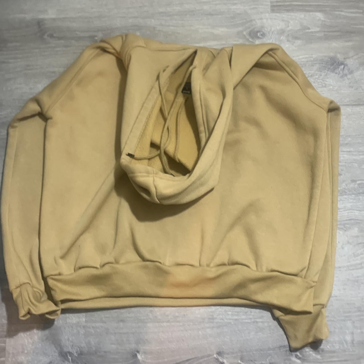 Romwe hot sale yellow hoodie