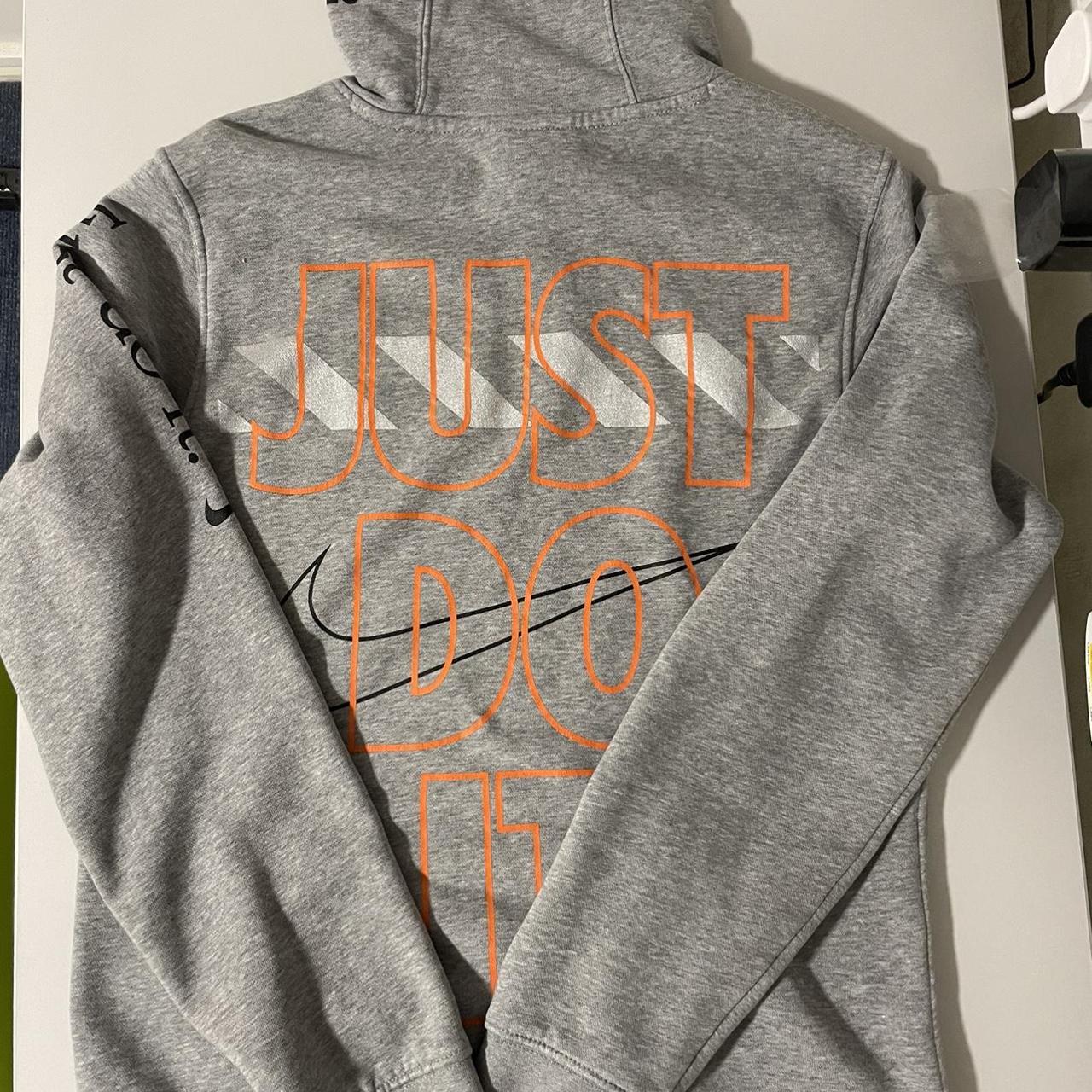 Nike jdi orange on sale hoodie