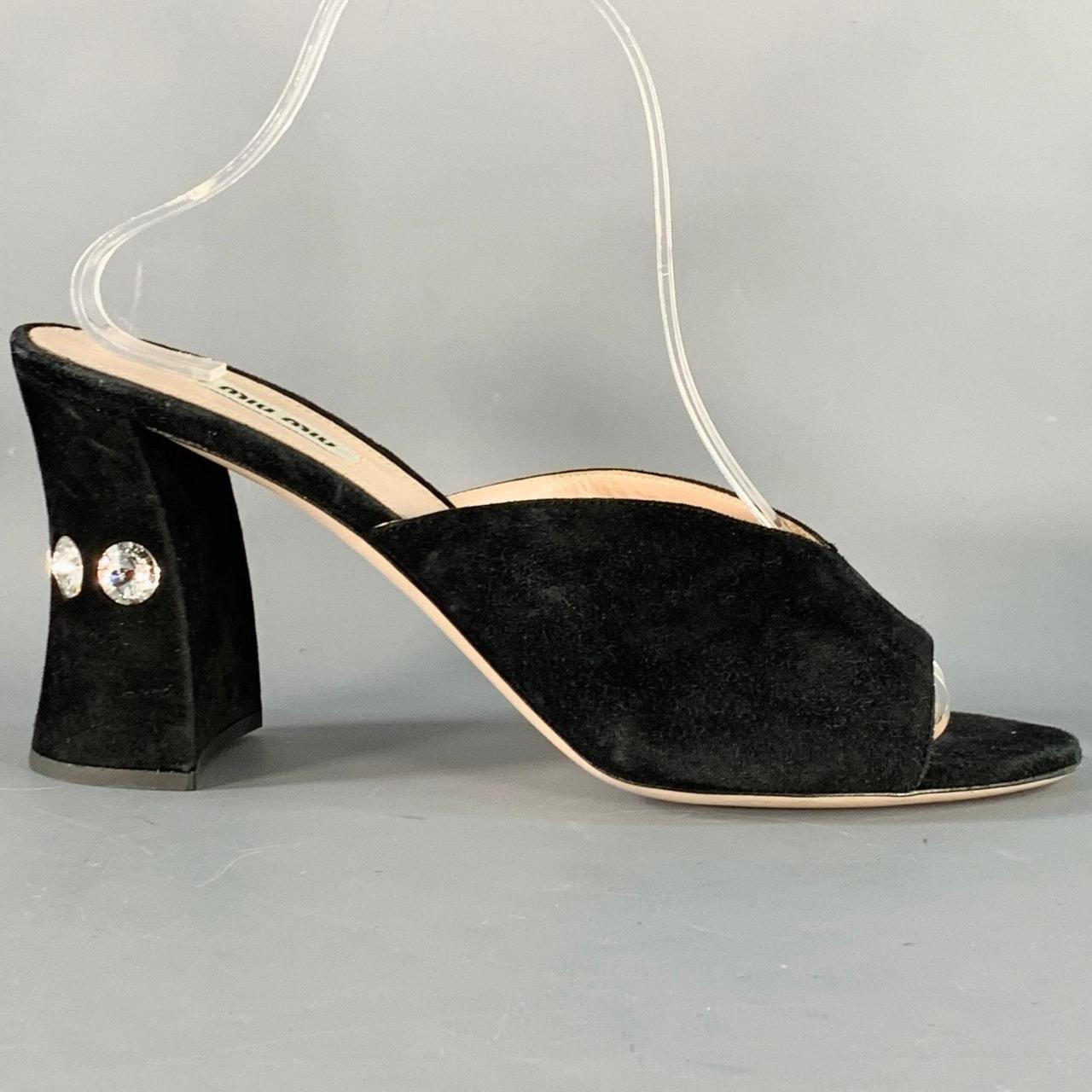 Miu Miu Women's Sandals - Black - US 11 – MIU MIU… - image 2