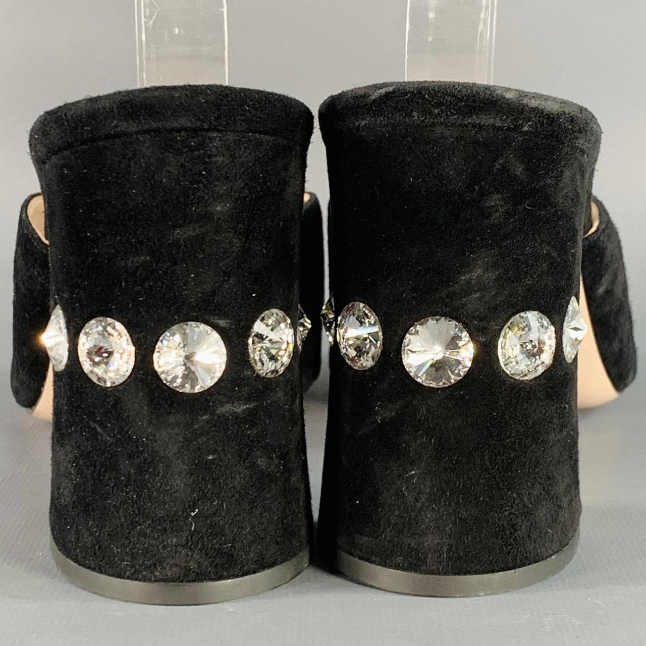 Miu Miu Women's Sandals - Black - US 11 – MIU MIU… - image 3