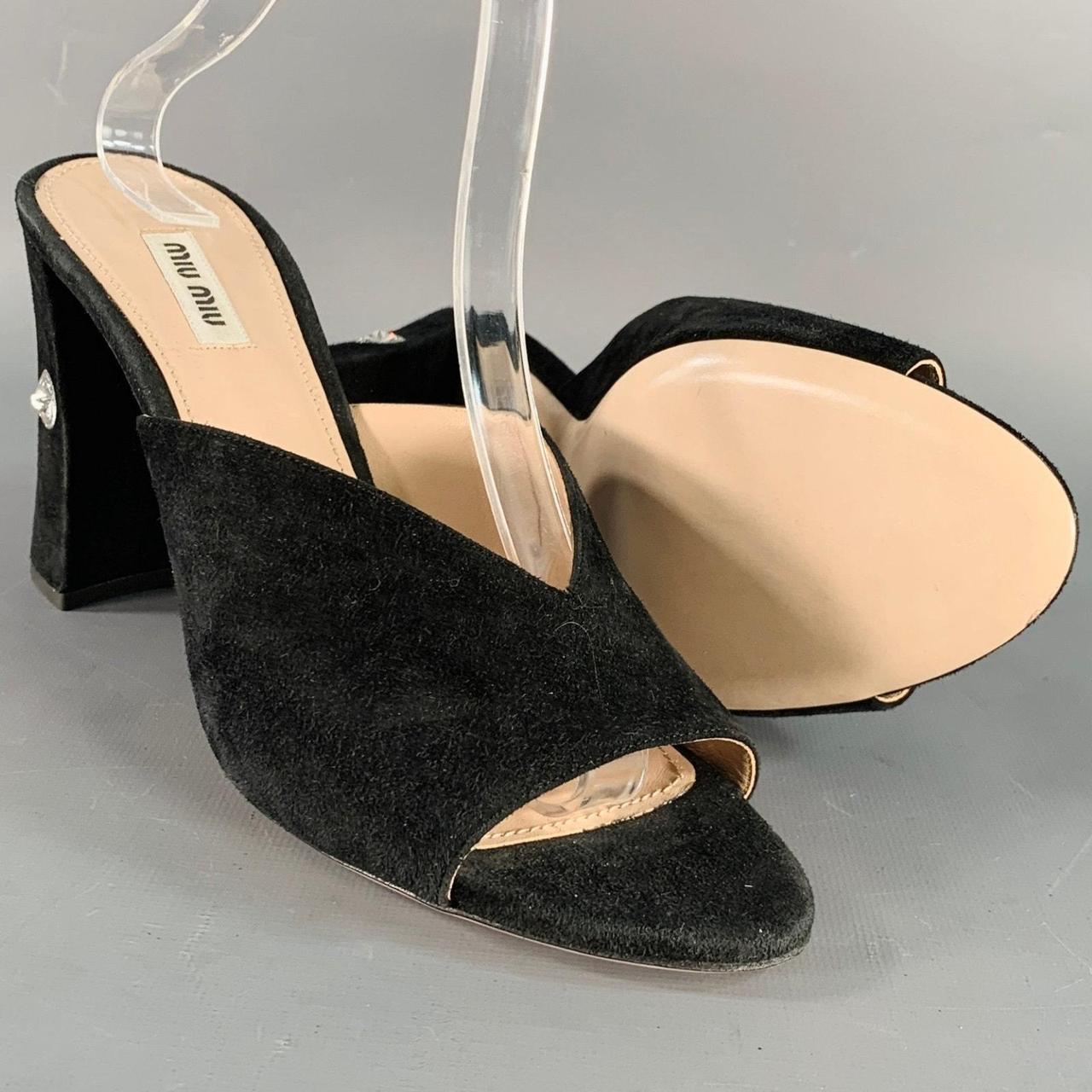 Miu Miu Women's Sandals - Black - US 11 – MIU MIU… - image 5