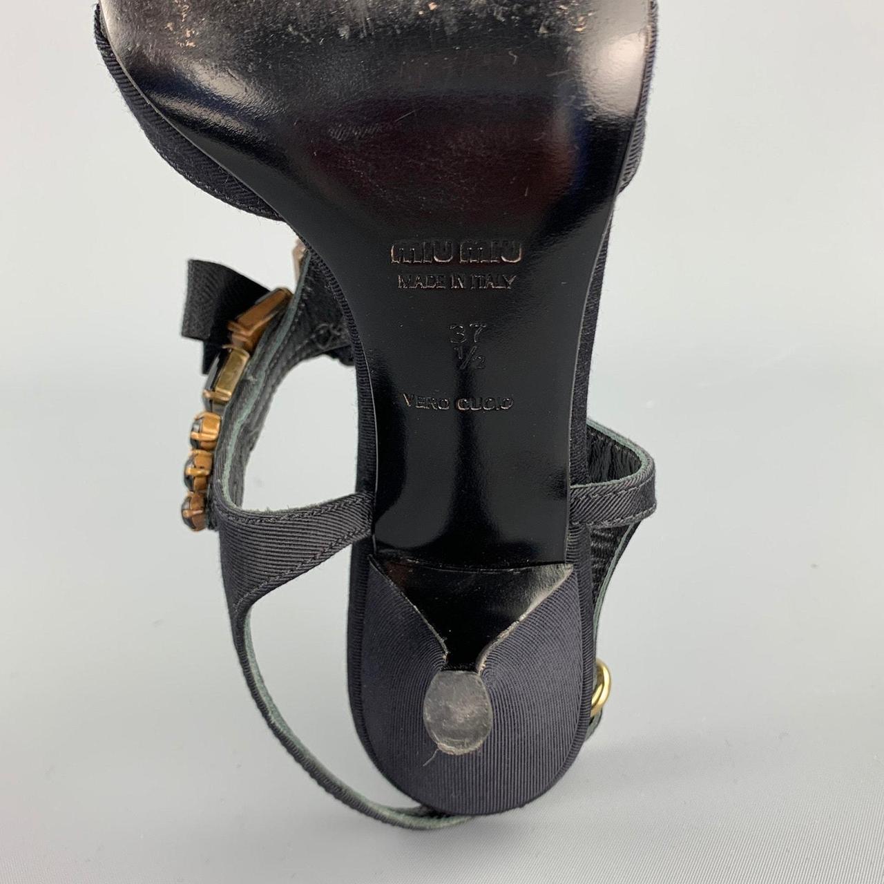 Miu Miu Women's Sandals - Black - US 7.5 – MIU MI… - image 7