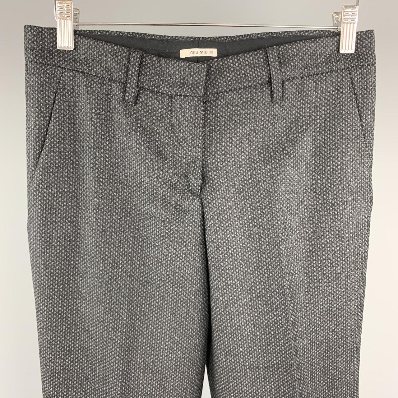 Miu Miu Women's Pants - Grey - 2 – MIU MIU Size 2… - image 2