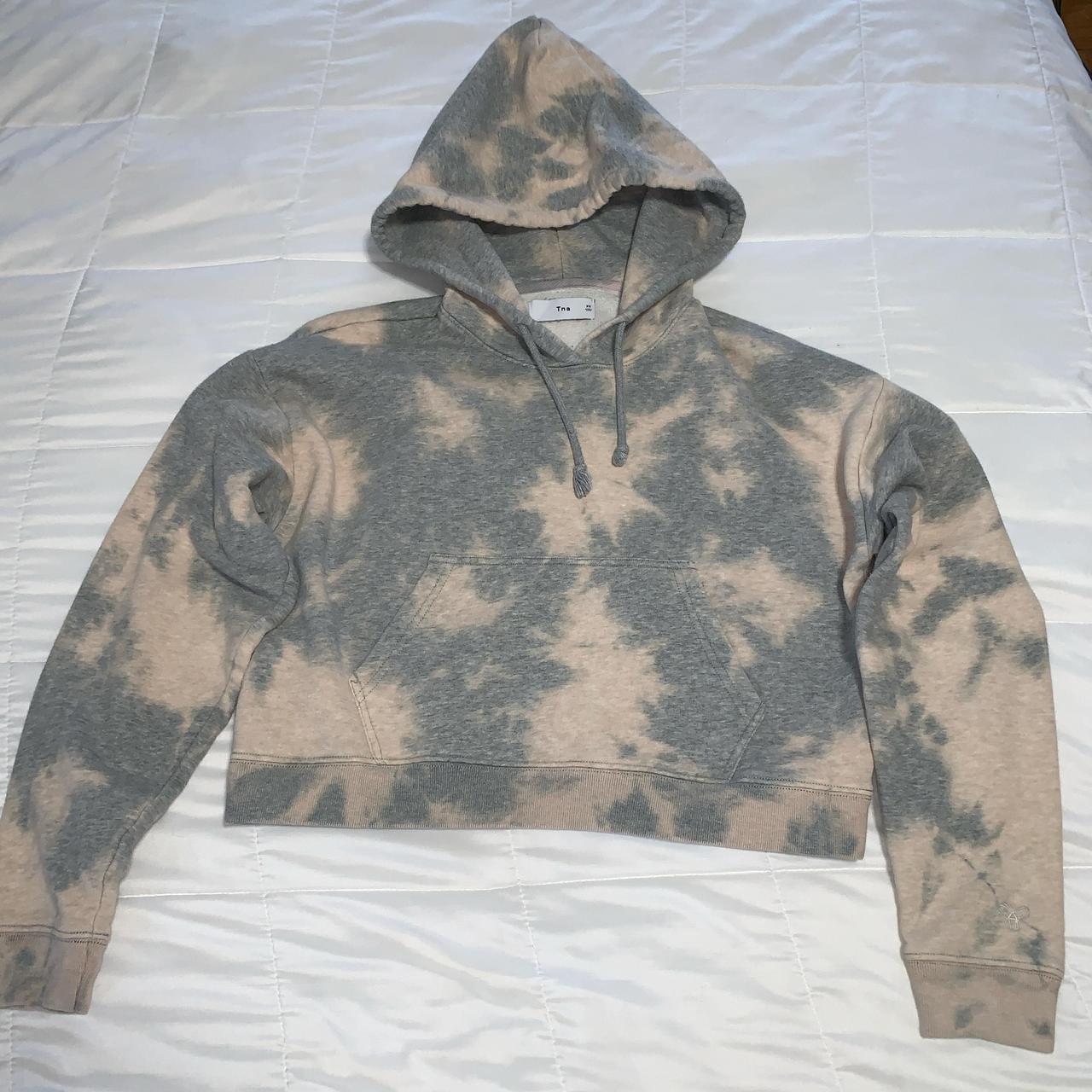 Fleece Hoodies Tie Dye Hoodie Aritzia TNA Tops Aritzia Tna Fleece