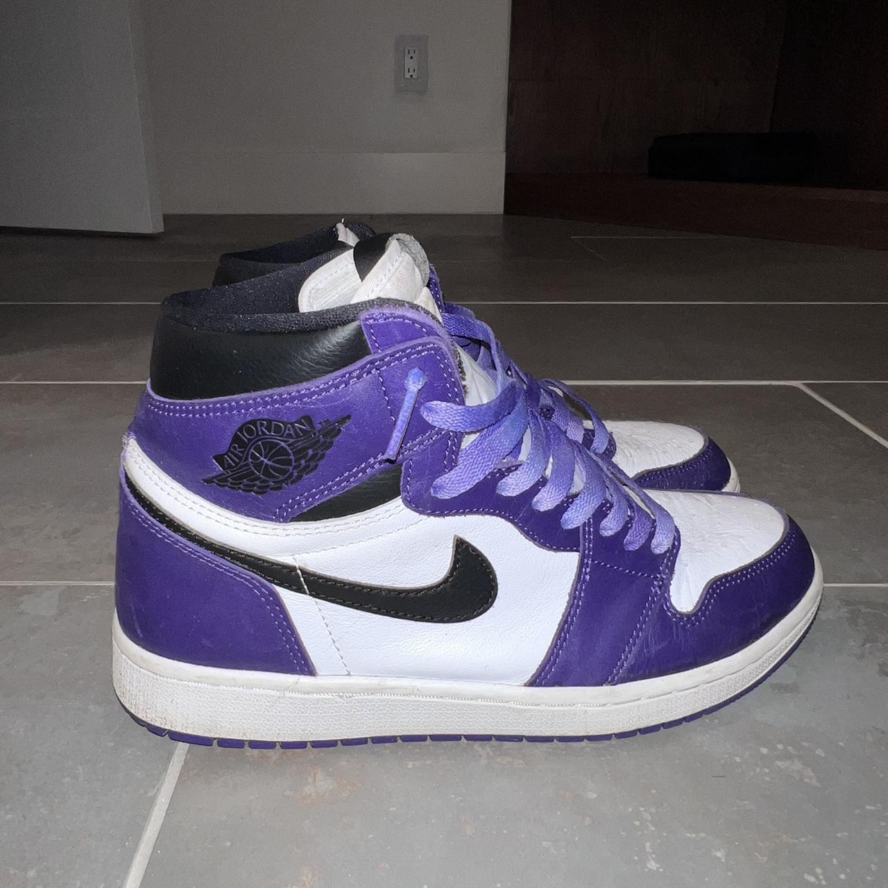 Court purple Jordan 1 High Depop Court purple Jordan 1 High Depop