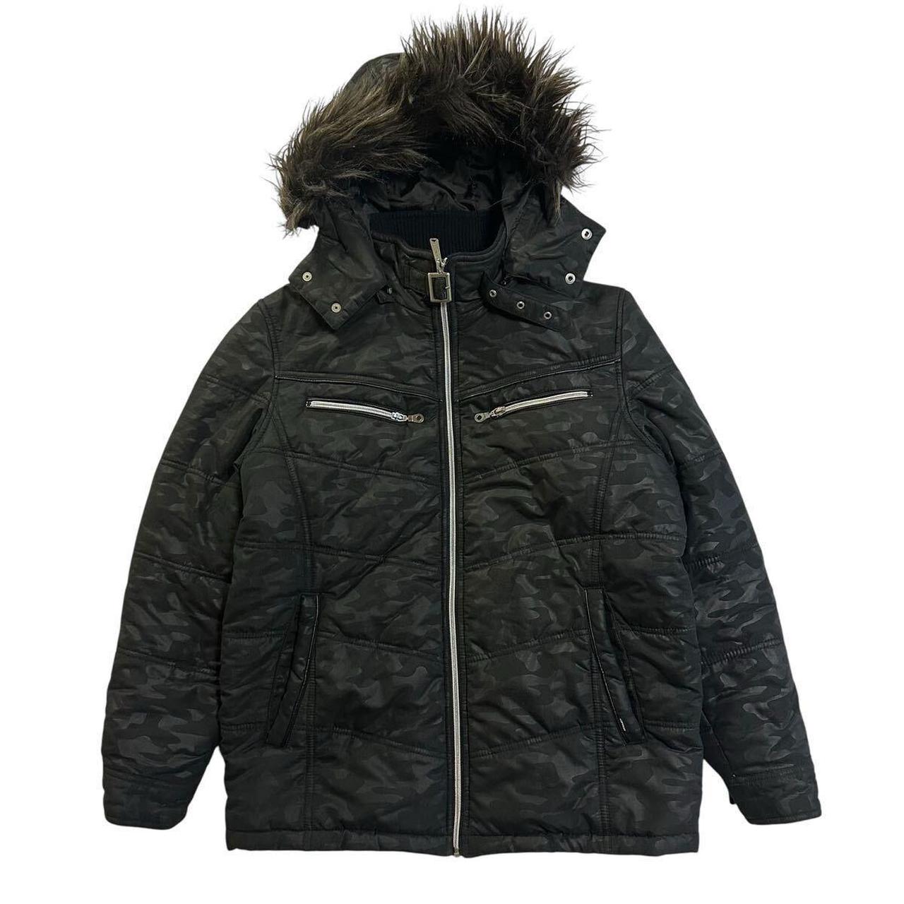 Y2k fur-jacket - Depop