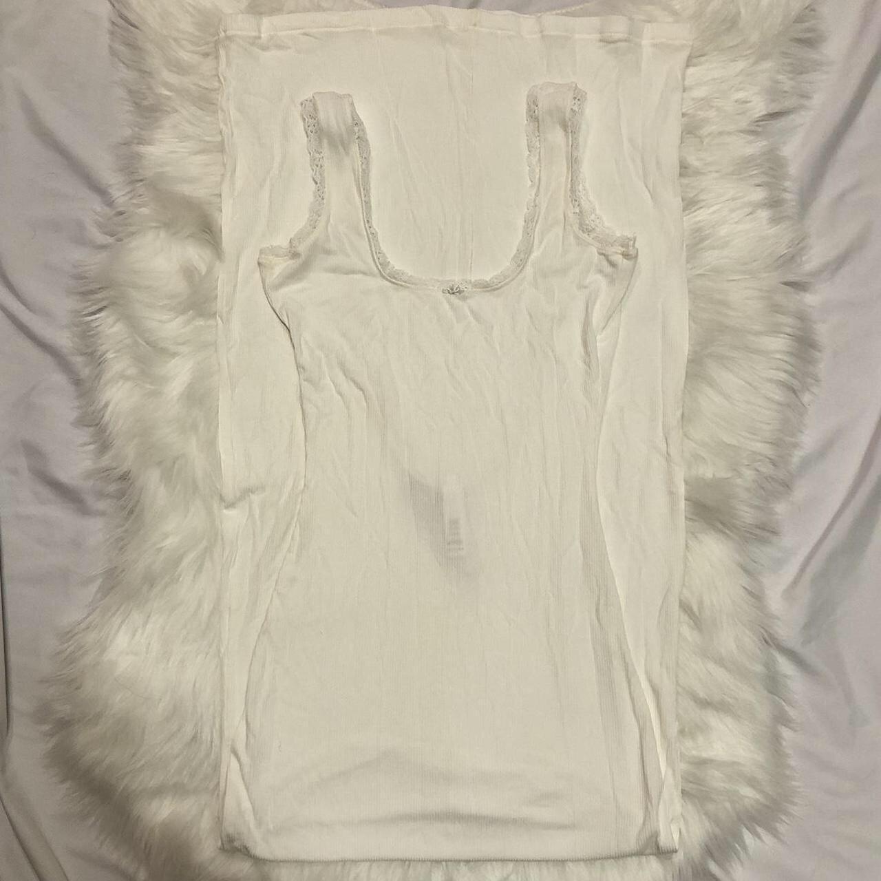 White Soft Lounge Long Slip Dress