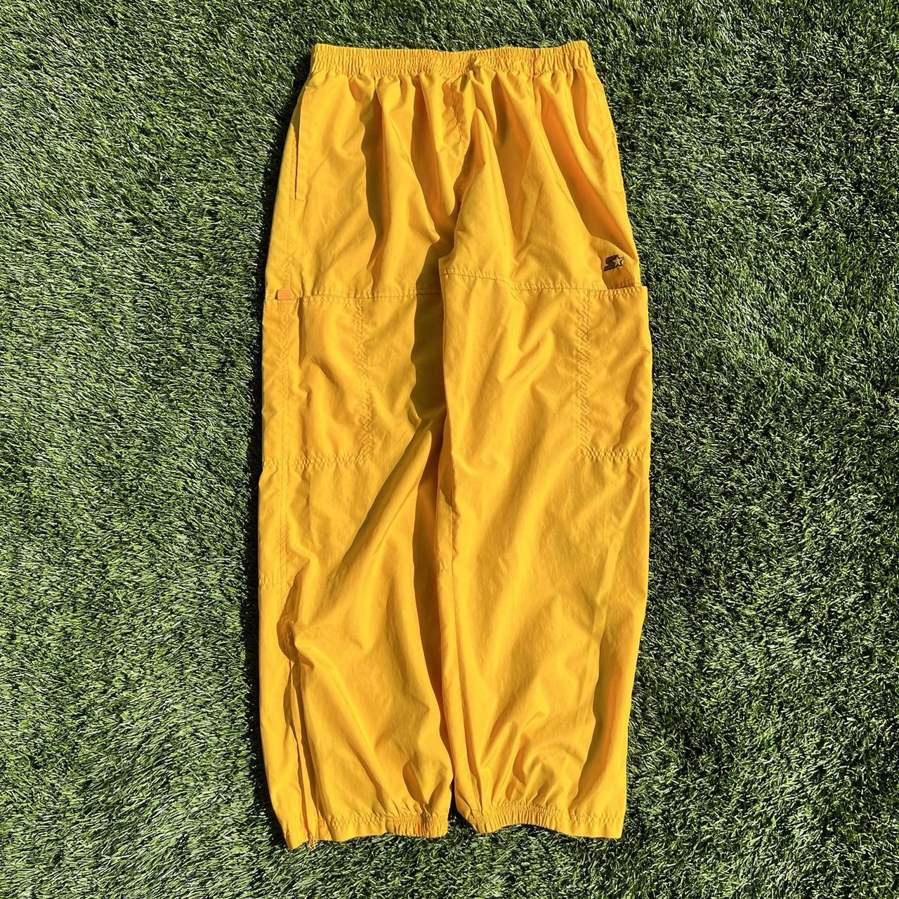 Sick Vintage Baggy Starter Track Pants Size large... - Depop