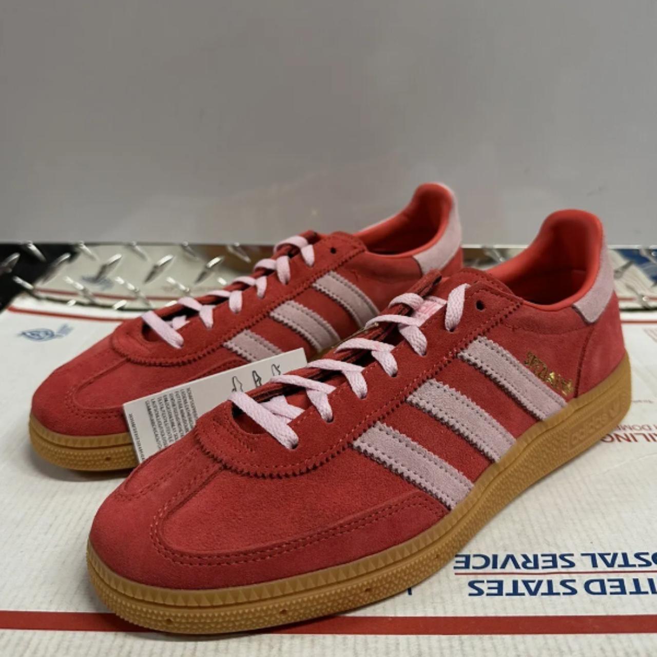 Adidas Handball Spezial Bright Red Clear... - Depop