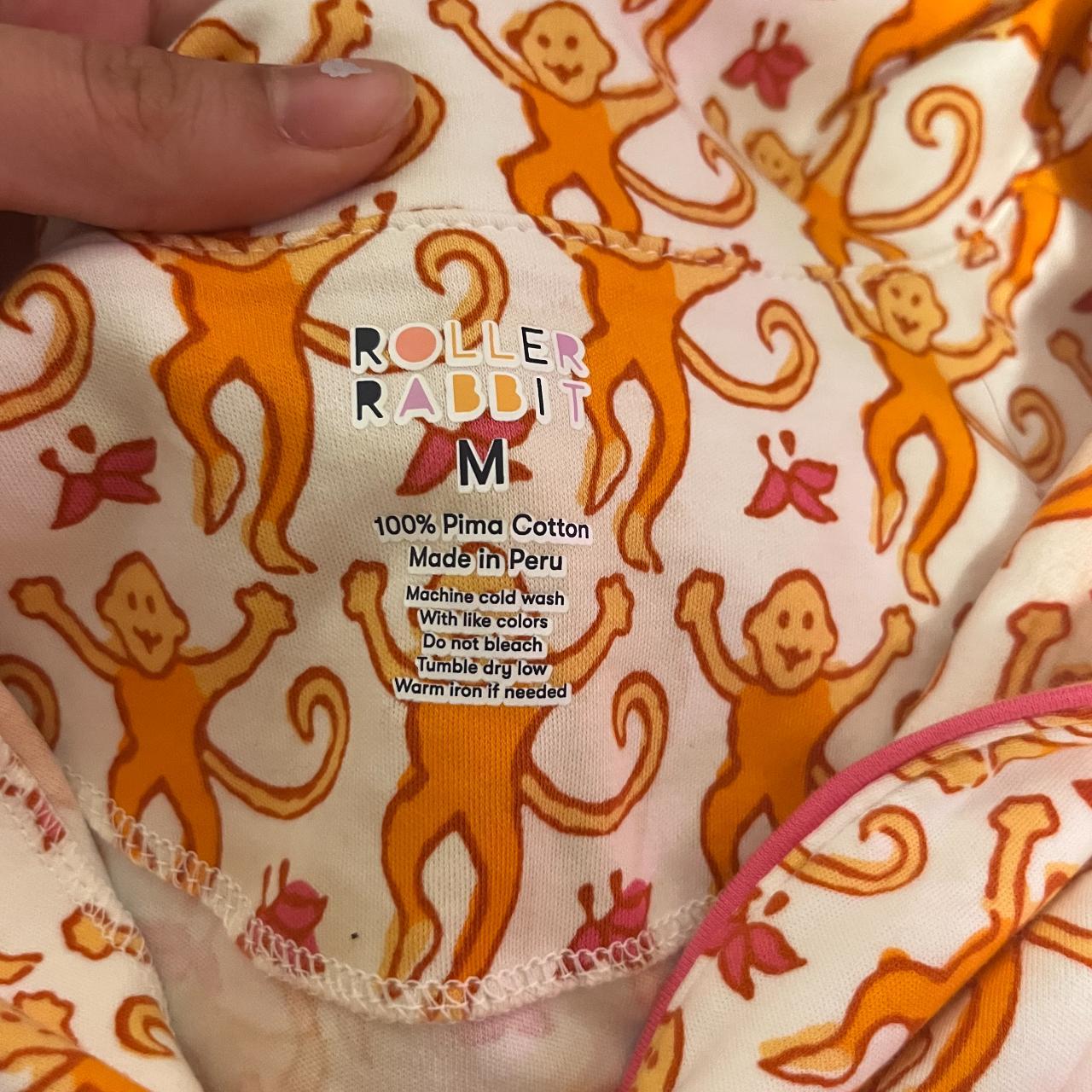 Roller Rabbit Women's Monkey Polo Pajama Set in... Depop