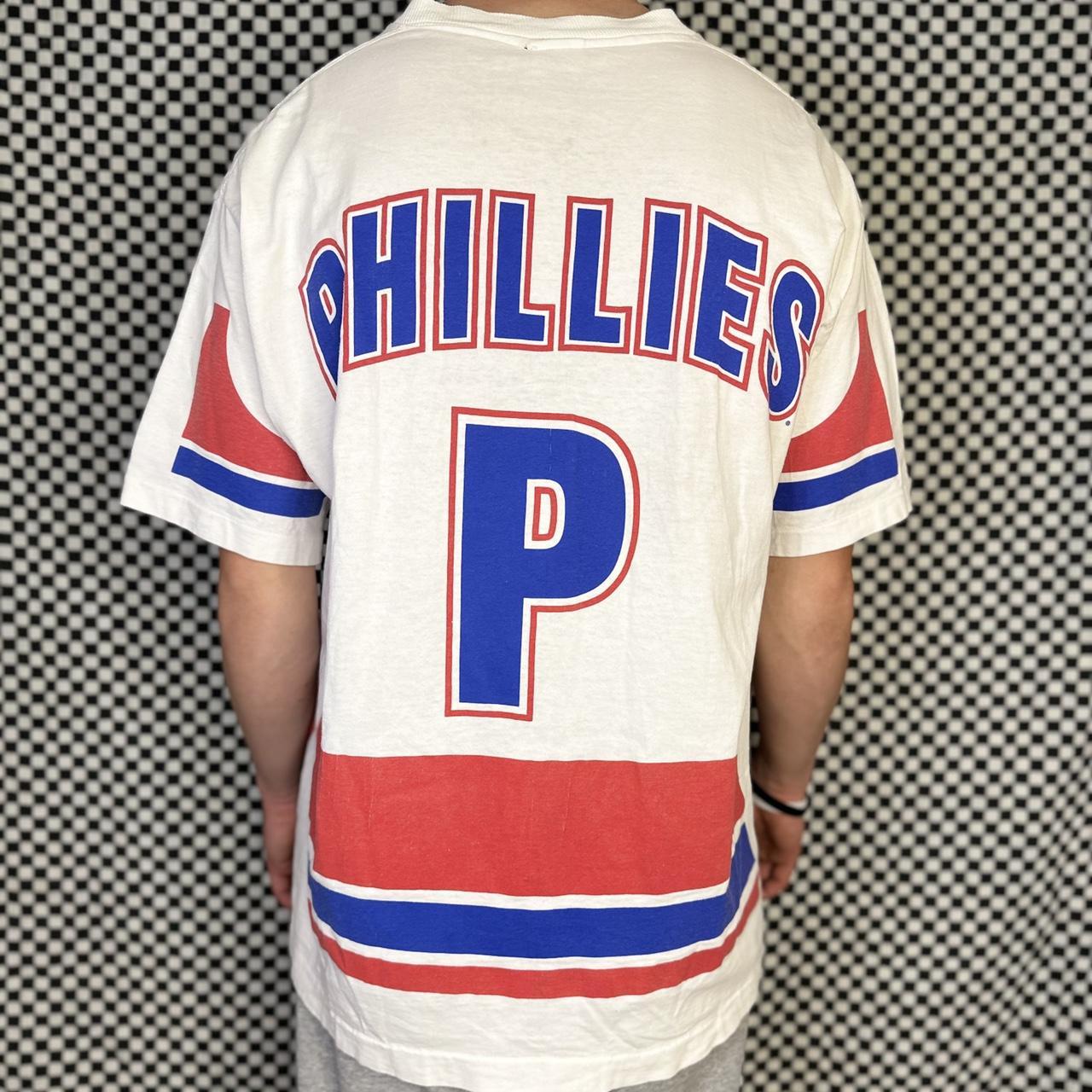 1996 Salem Sports AOP Phillies Vintage Graphic... Depop