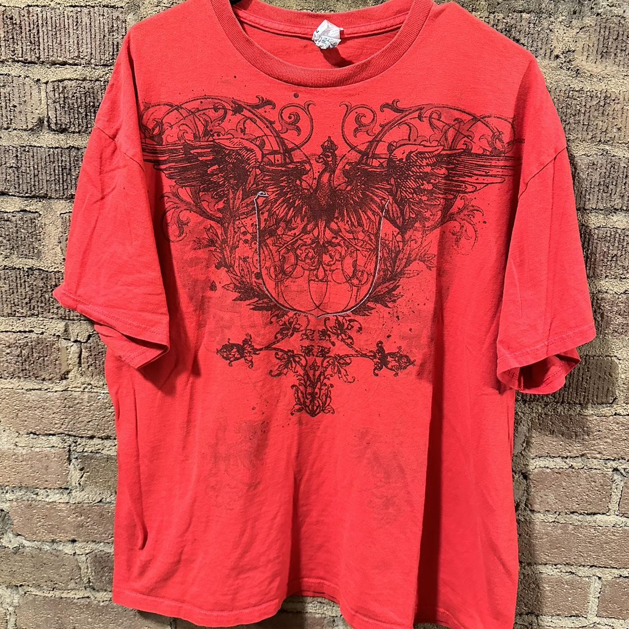 Y2K Affliction Style Delta Pro Weight T Shirt Dope... Depop