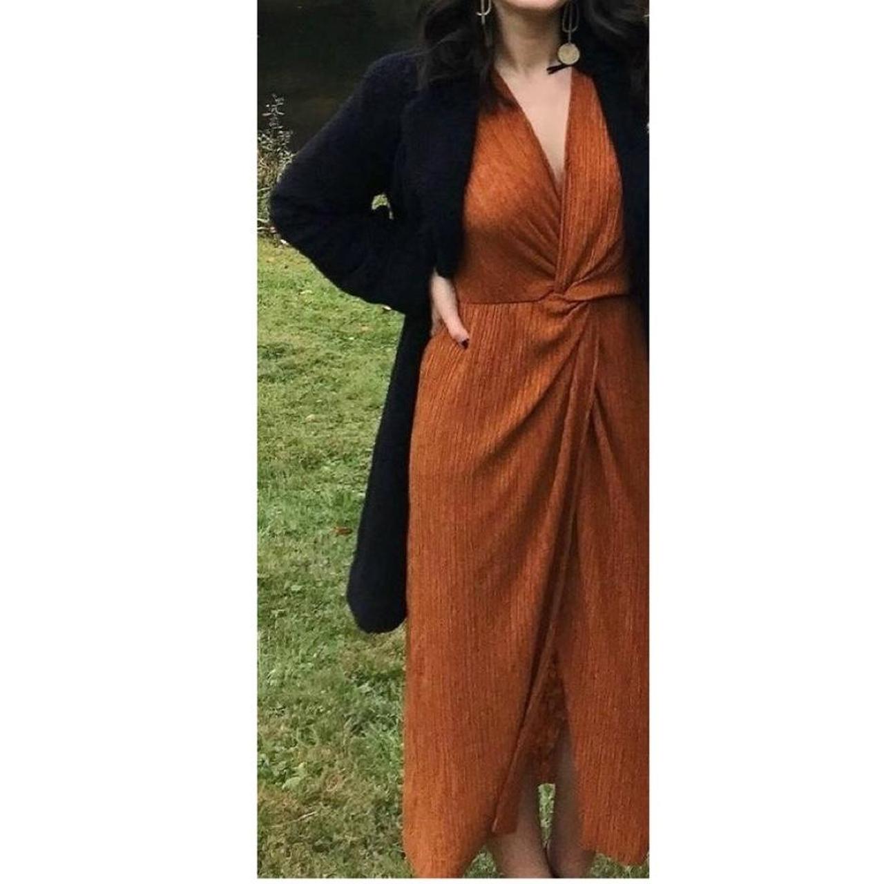 #Nordstrom Rust Orange Kimono Dress, Only