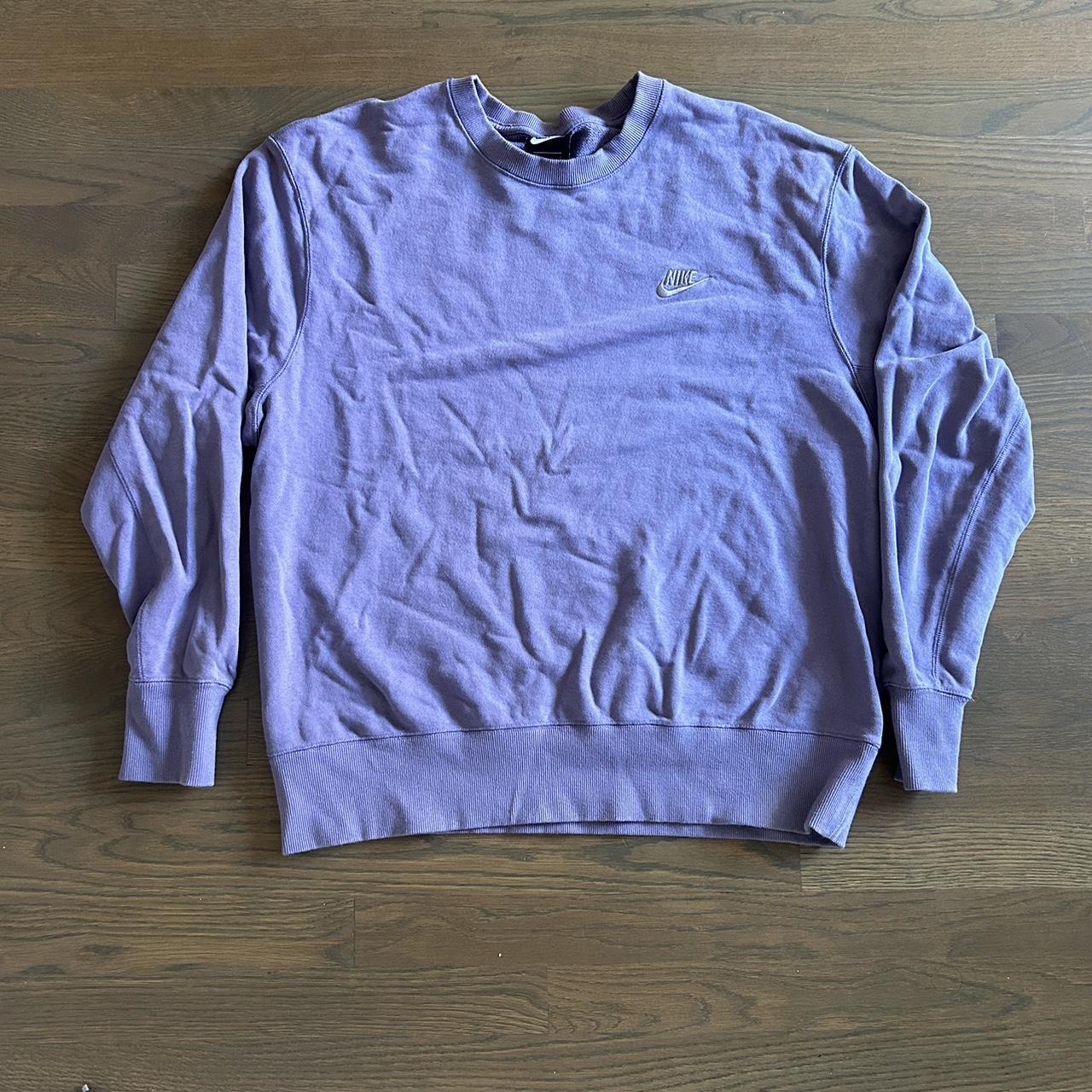 mens nike lavender sweatshirt