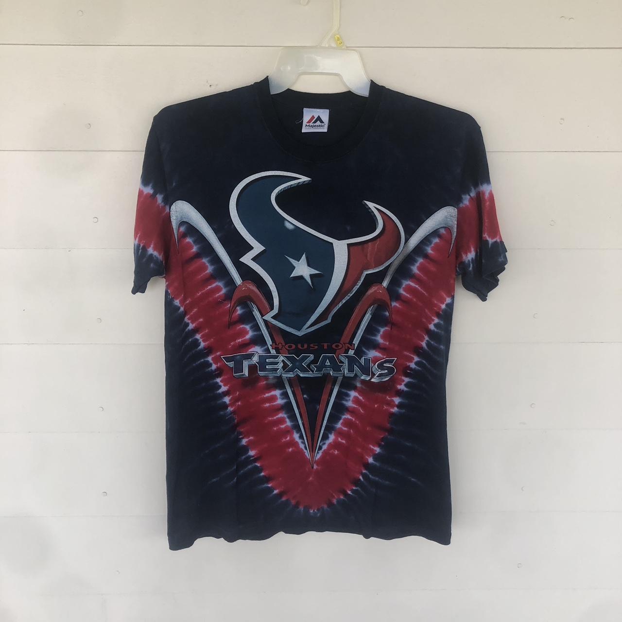 Vintage Houston Texans AOP tie dye shirt in - Depop