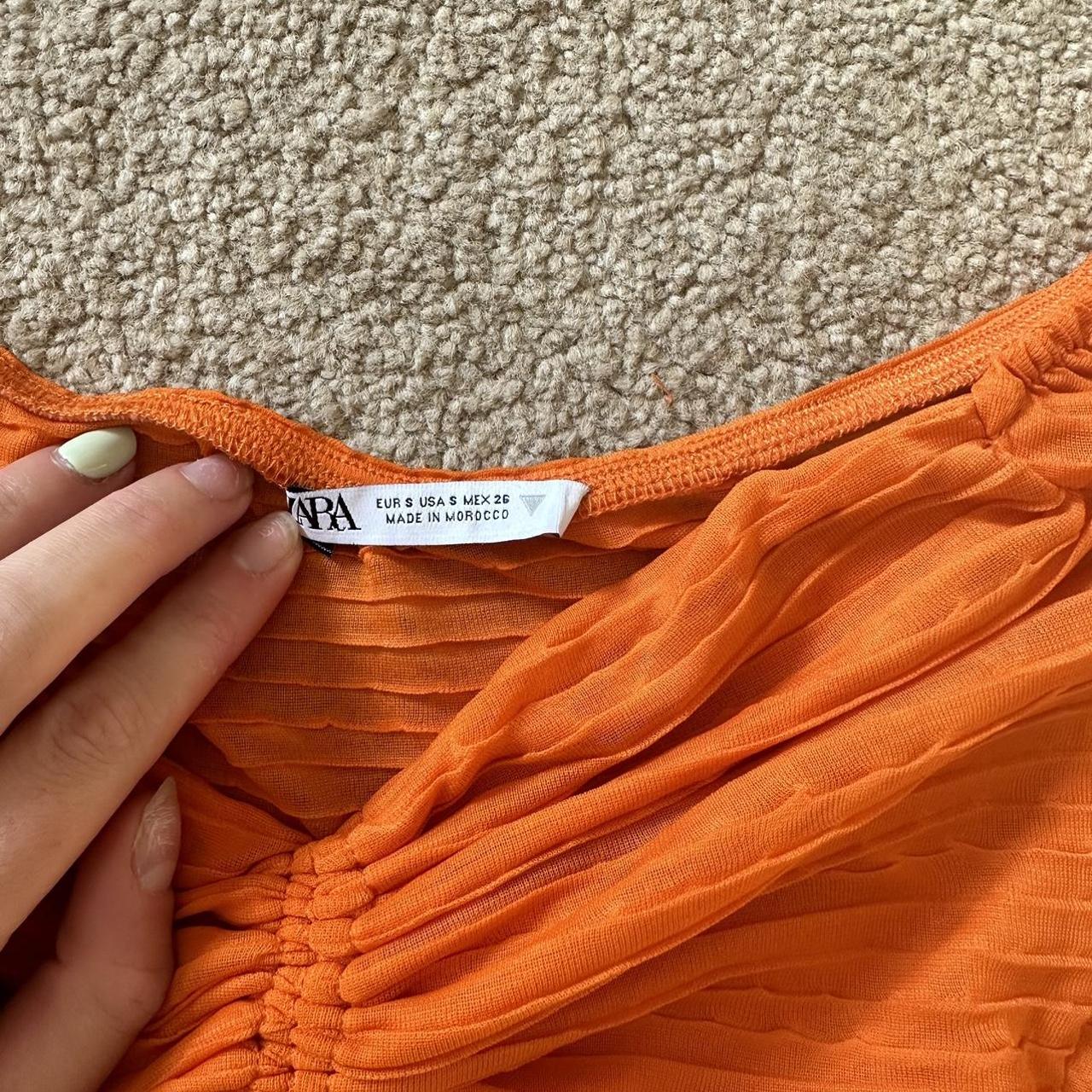 zara crop top perfect for festival worn once! Depop