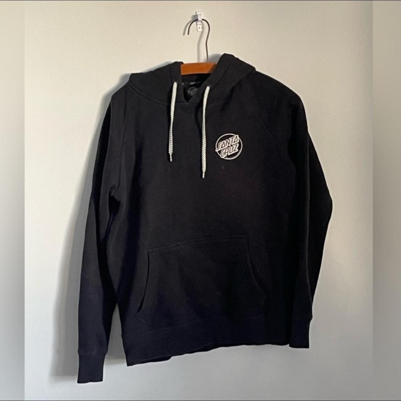 Santa Cruz black hoodie - Depop