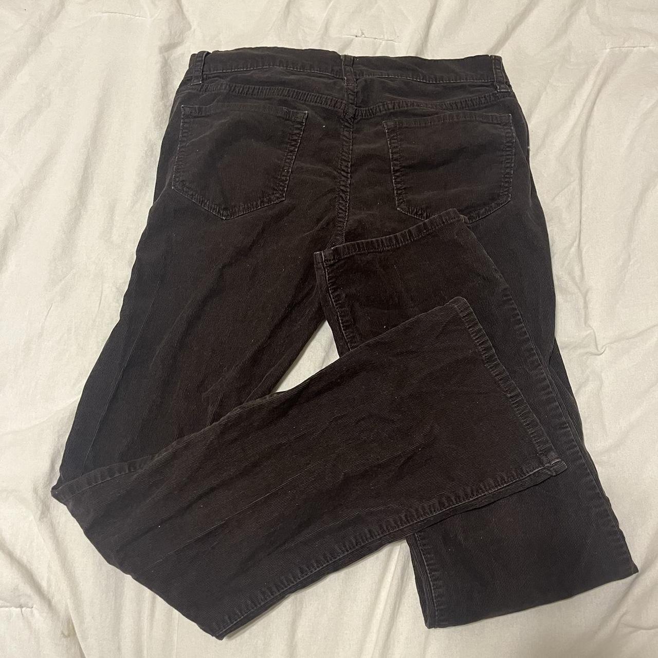 brown corduroy jeans, low wasted bootcut from old... - Depop