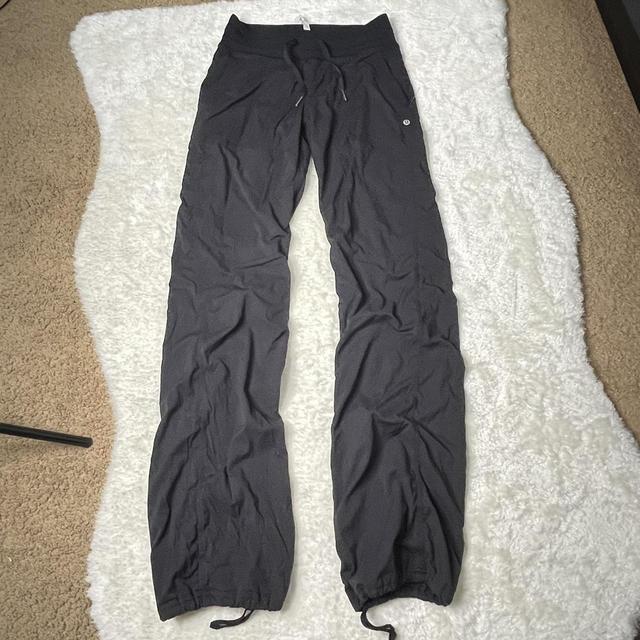Lululemon Dance Studio Pants Lined Grey Size - Depop