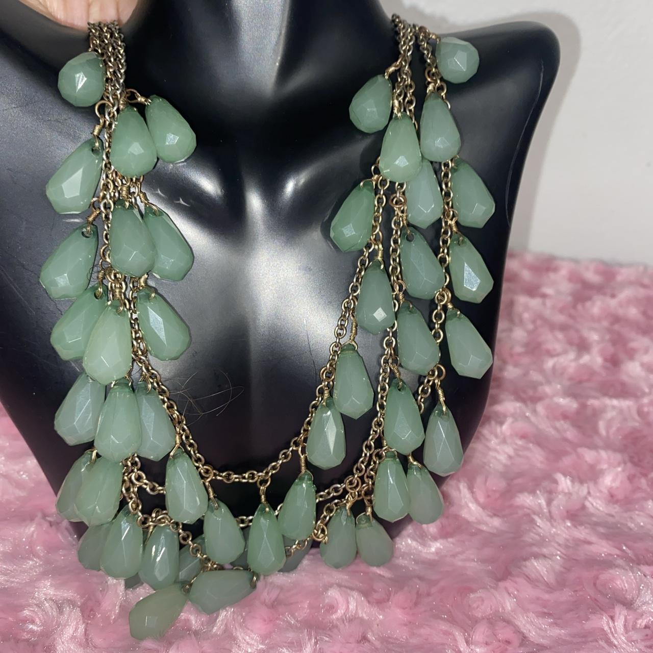 Goddess glow deals green necklace