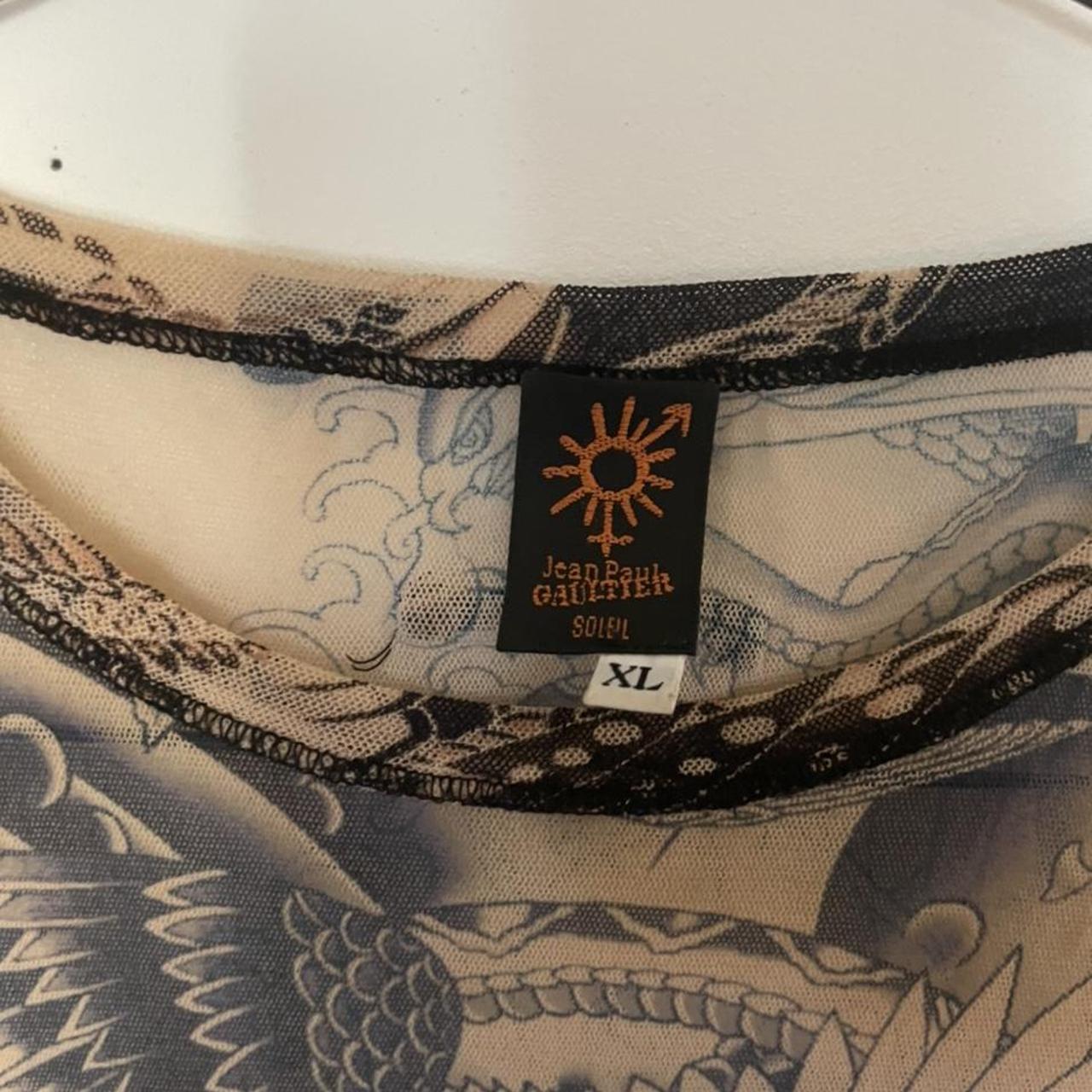 Jean-Paul Gaultier Women's Black and Brown Shirt (4)