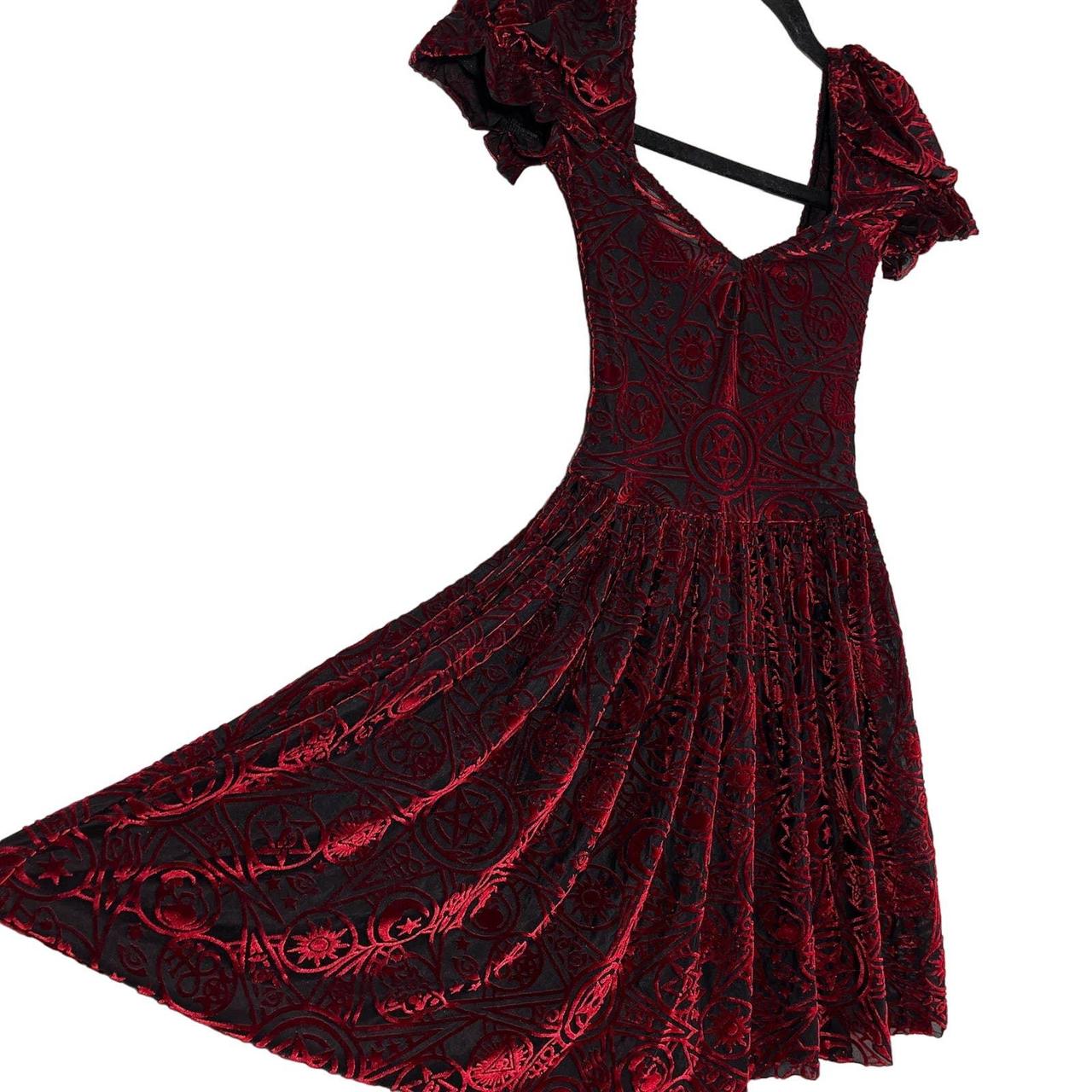 Angelyn burnout velvet sales dress