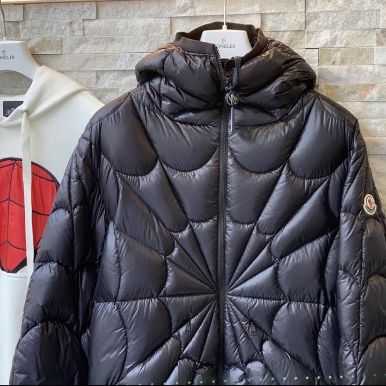 Moncler Men's Black Coat | Depop