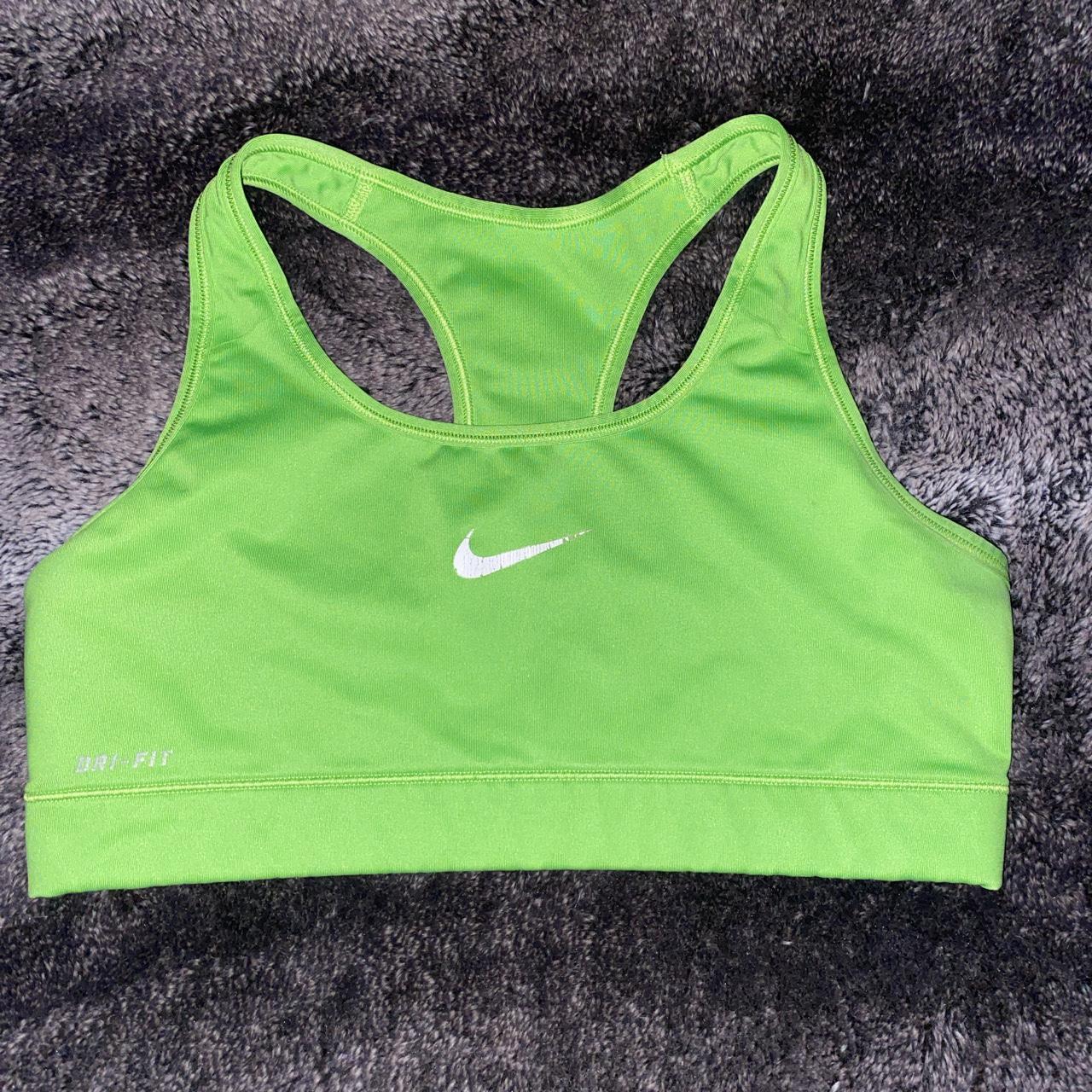 Lime green #Nike sports bra - Depop