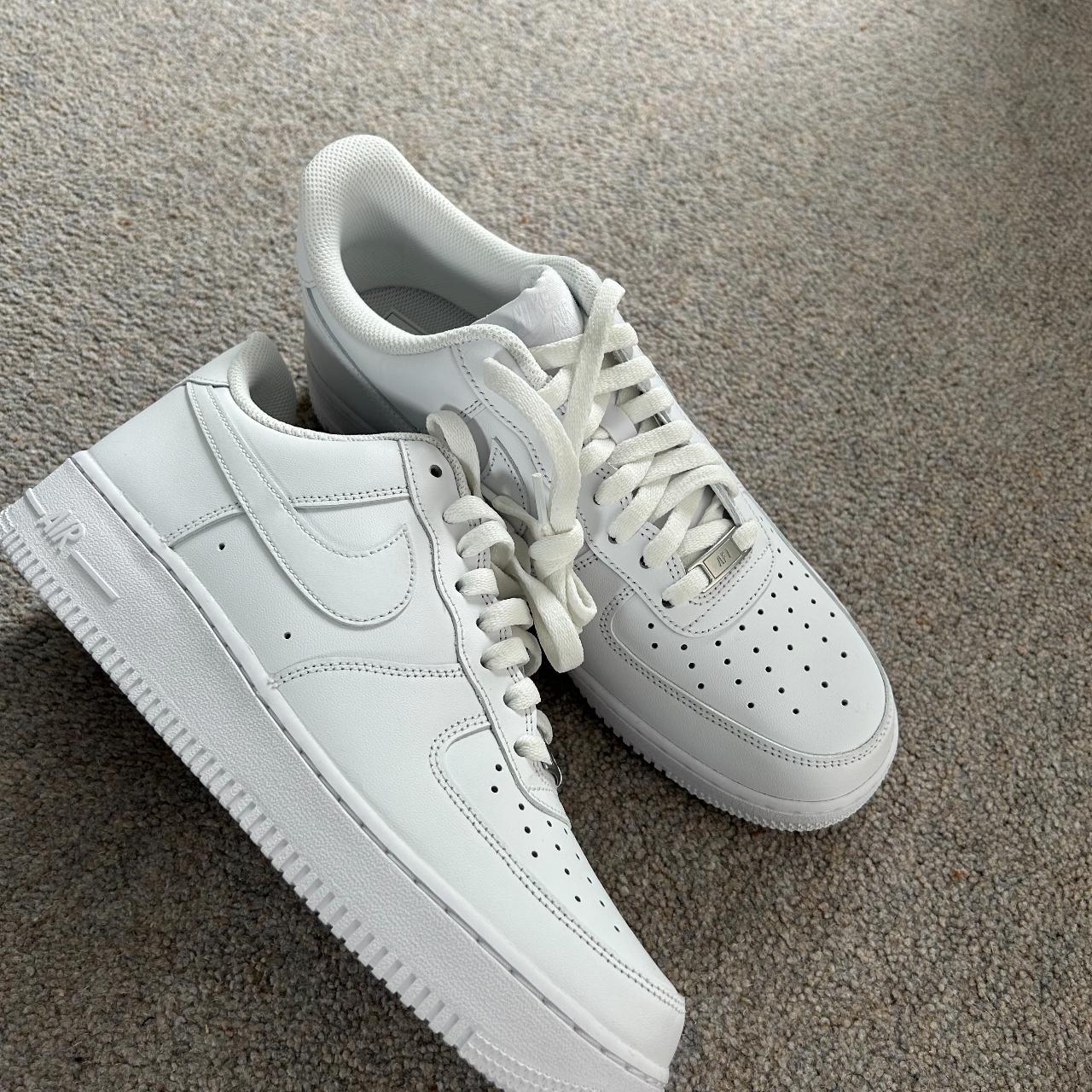 airforce 1 white brand new never worn come with... - Depop