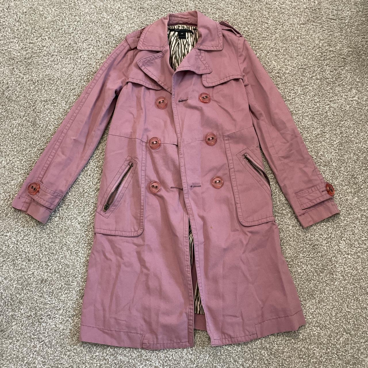 Marc Jacobs Women's Pink Coat | Depop