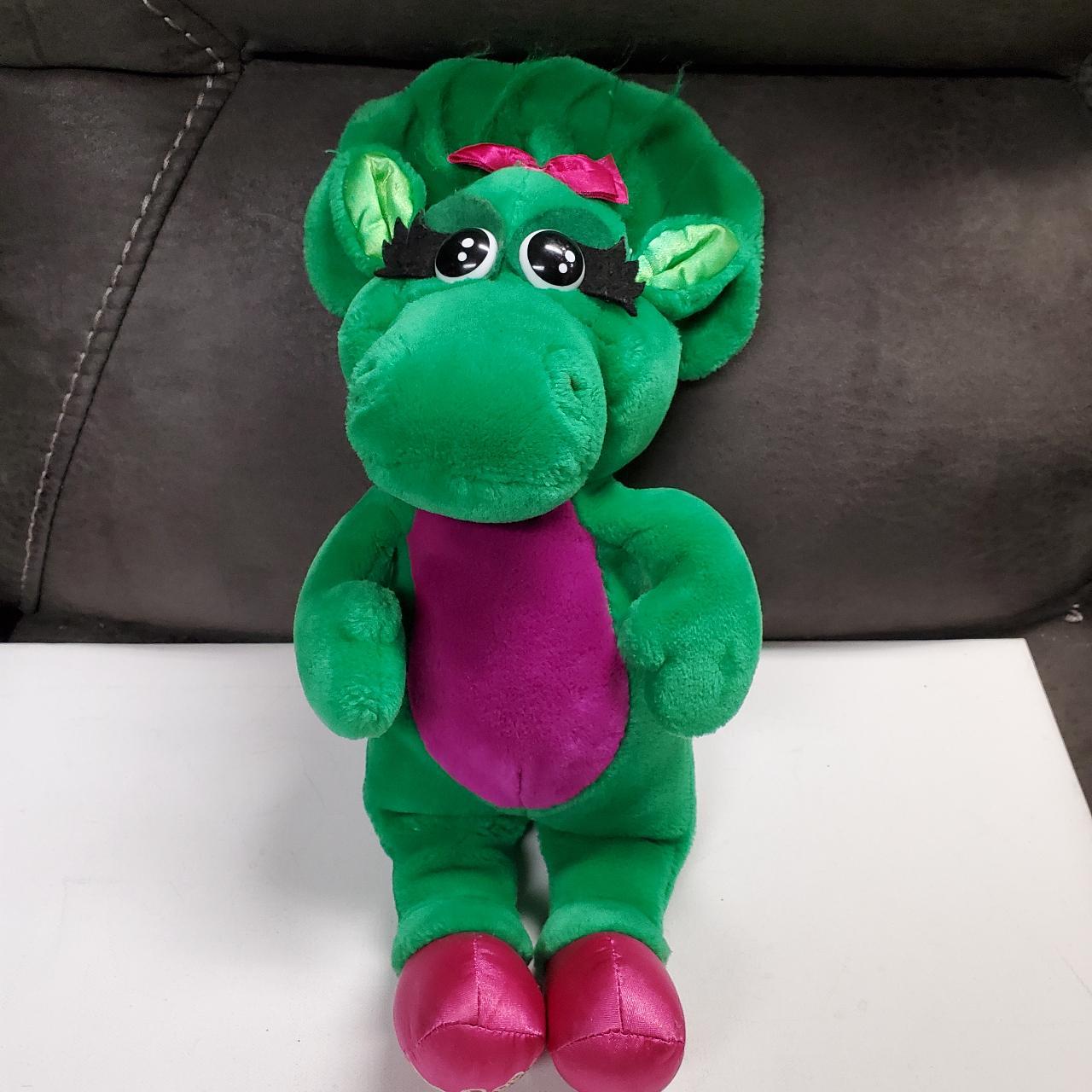 Green And Purple Stuffed-animals 