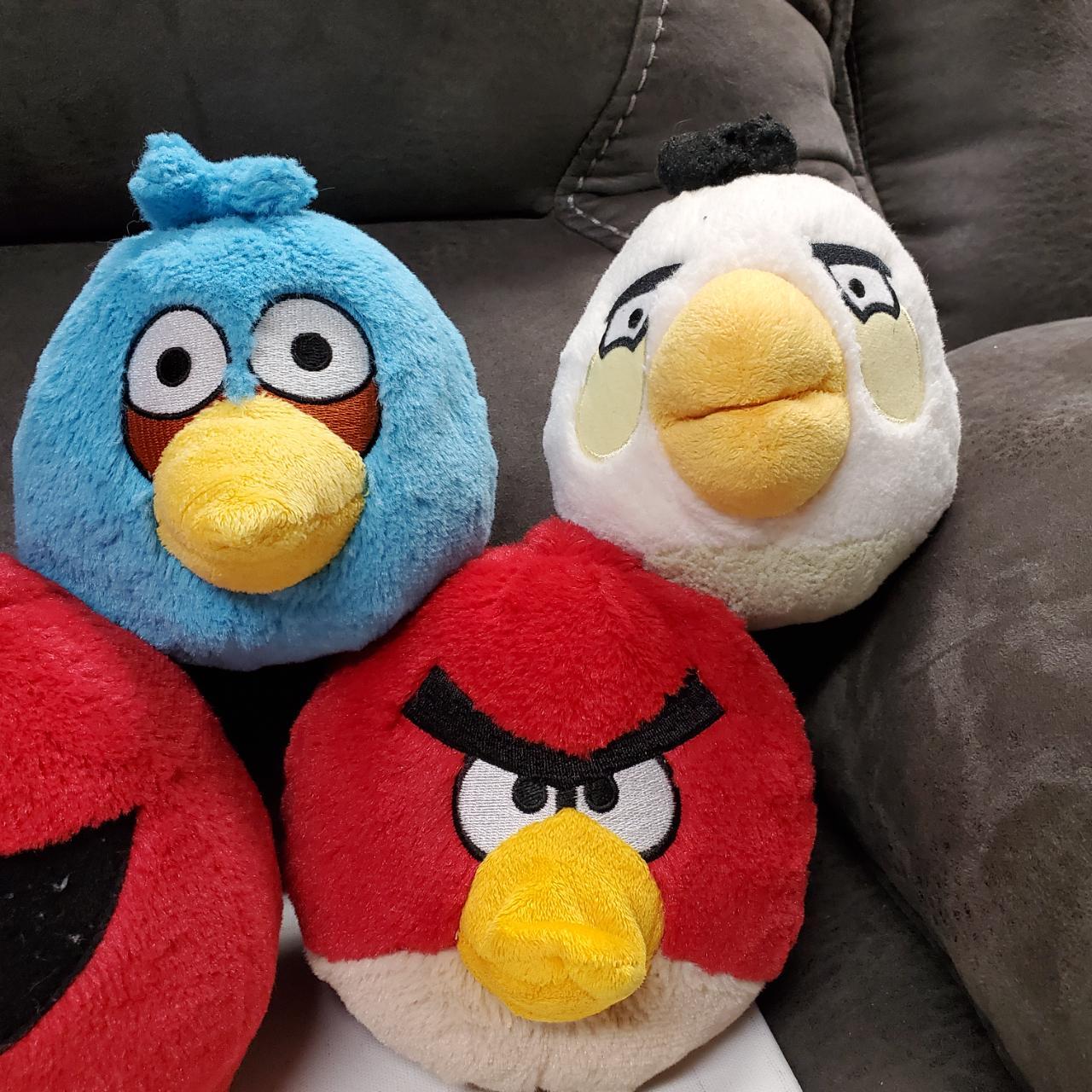 Plush Angry Birds Stuffed Animals - Lot of 6. ... - Depop