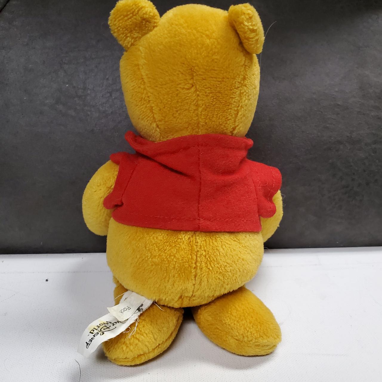 Plush Winnie the Pooh Stuffed Animal wearing red... - Depop